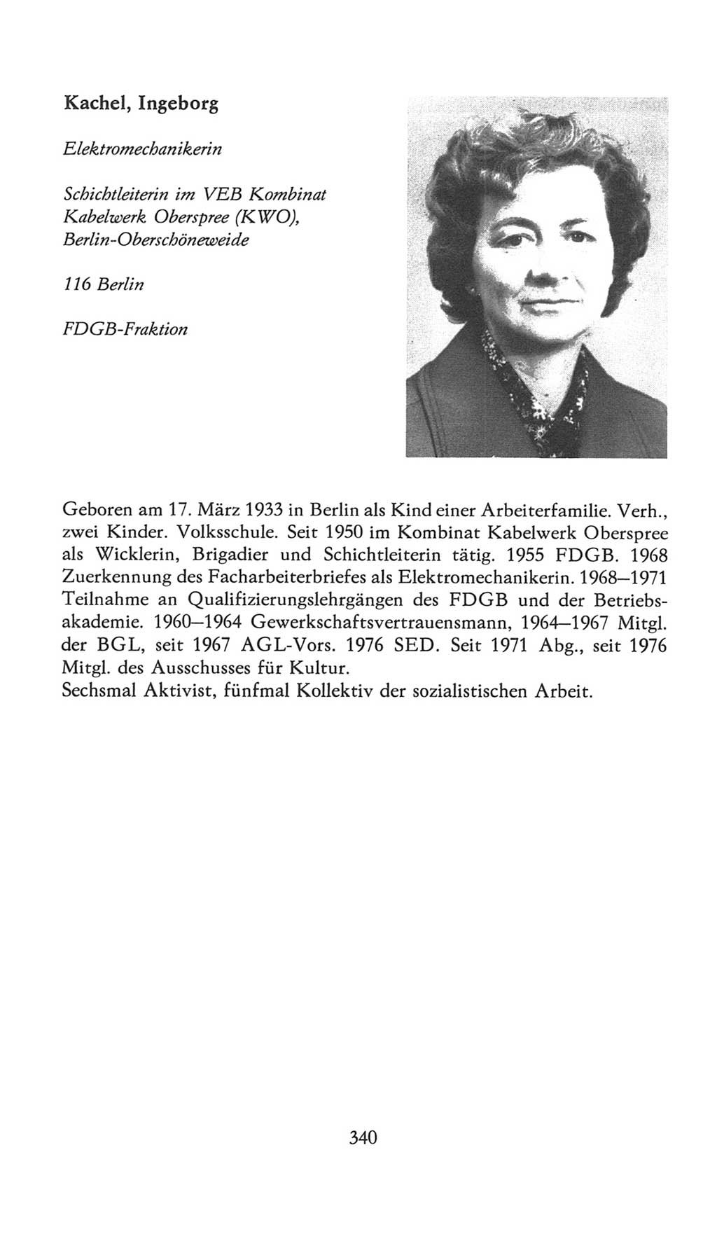 Volkskammer (VK) der Deutschen Demokratischen Republik (DDR), 7. Wahlperiode 1976-1981, Seite 340 (VK. DDR 7. WP. 1976-1981, S. 340)