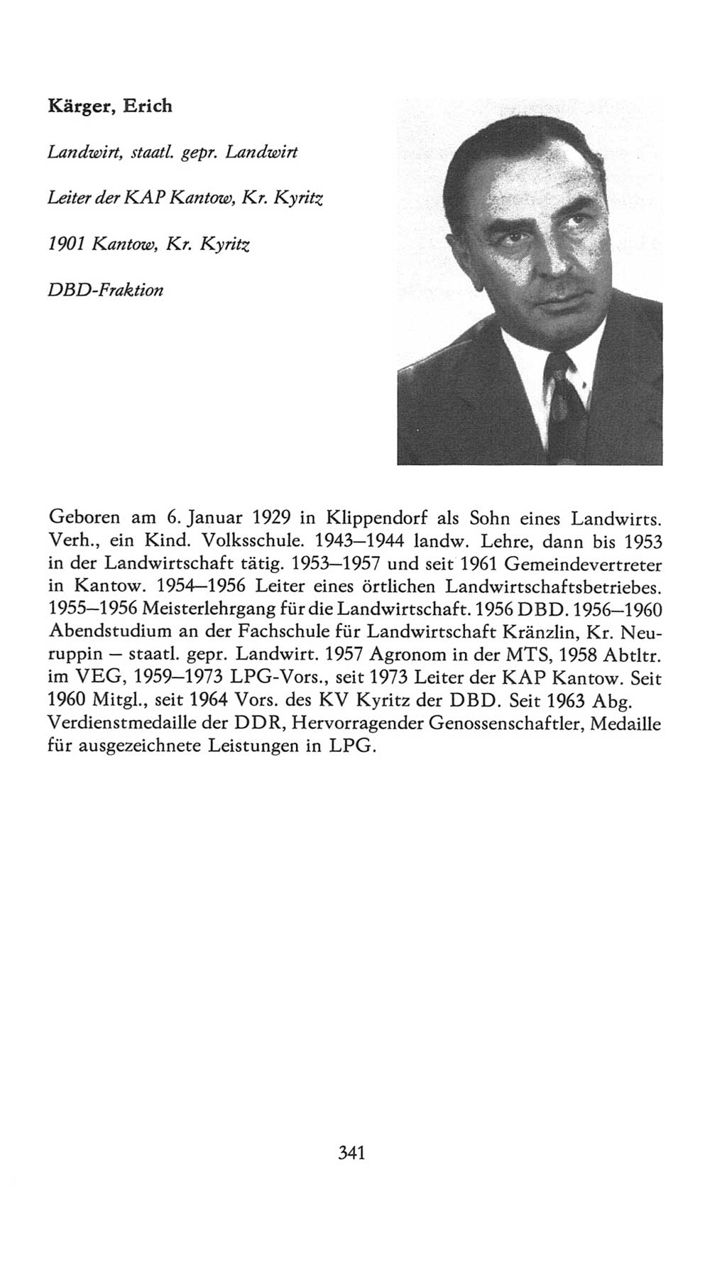 Volkskammer (VK) der Deutschen Demokratischen Republik (DDR), 7. Wahlperiode 1976-1981, Seite 341 (VK. DDR 7. WP. 1976-1981, S. 341)