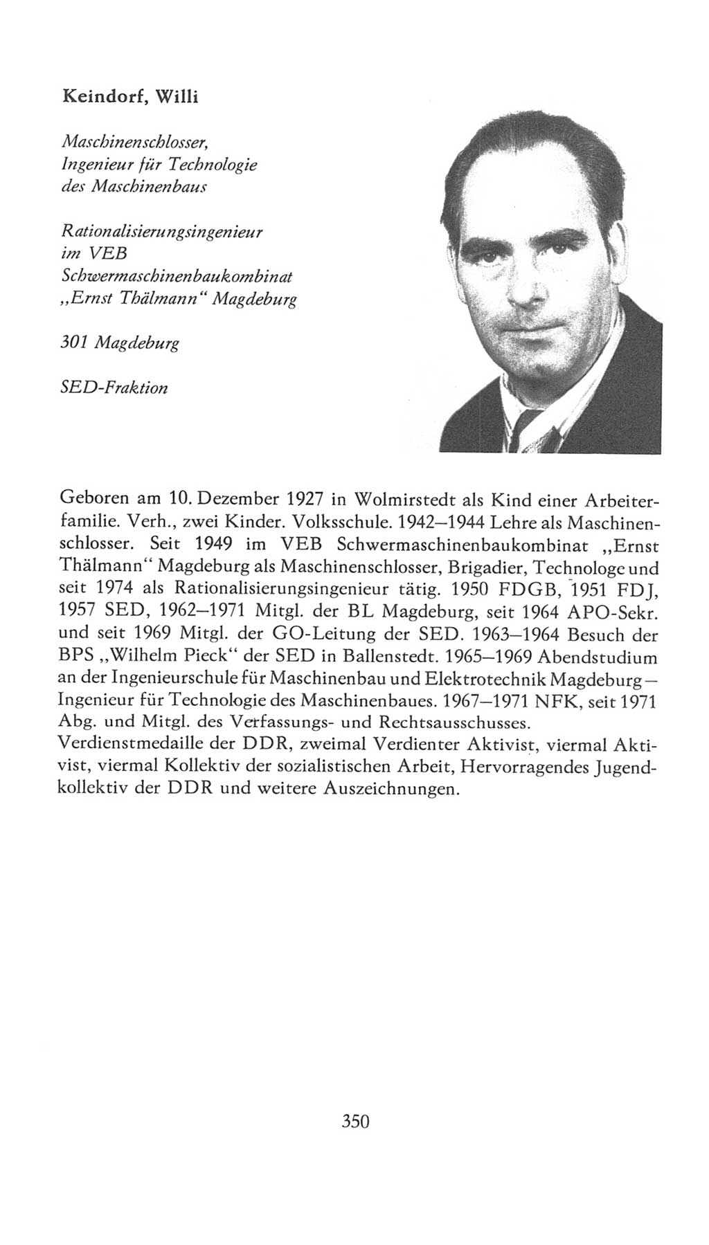 Volkskammer (VK) der Deutschen Demokratischen Republik (DDR), 7. Wahlperiode 1976-1981, Seite 350 (VK. DDR 7. WP. 1976-1981, S. 350)