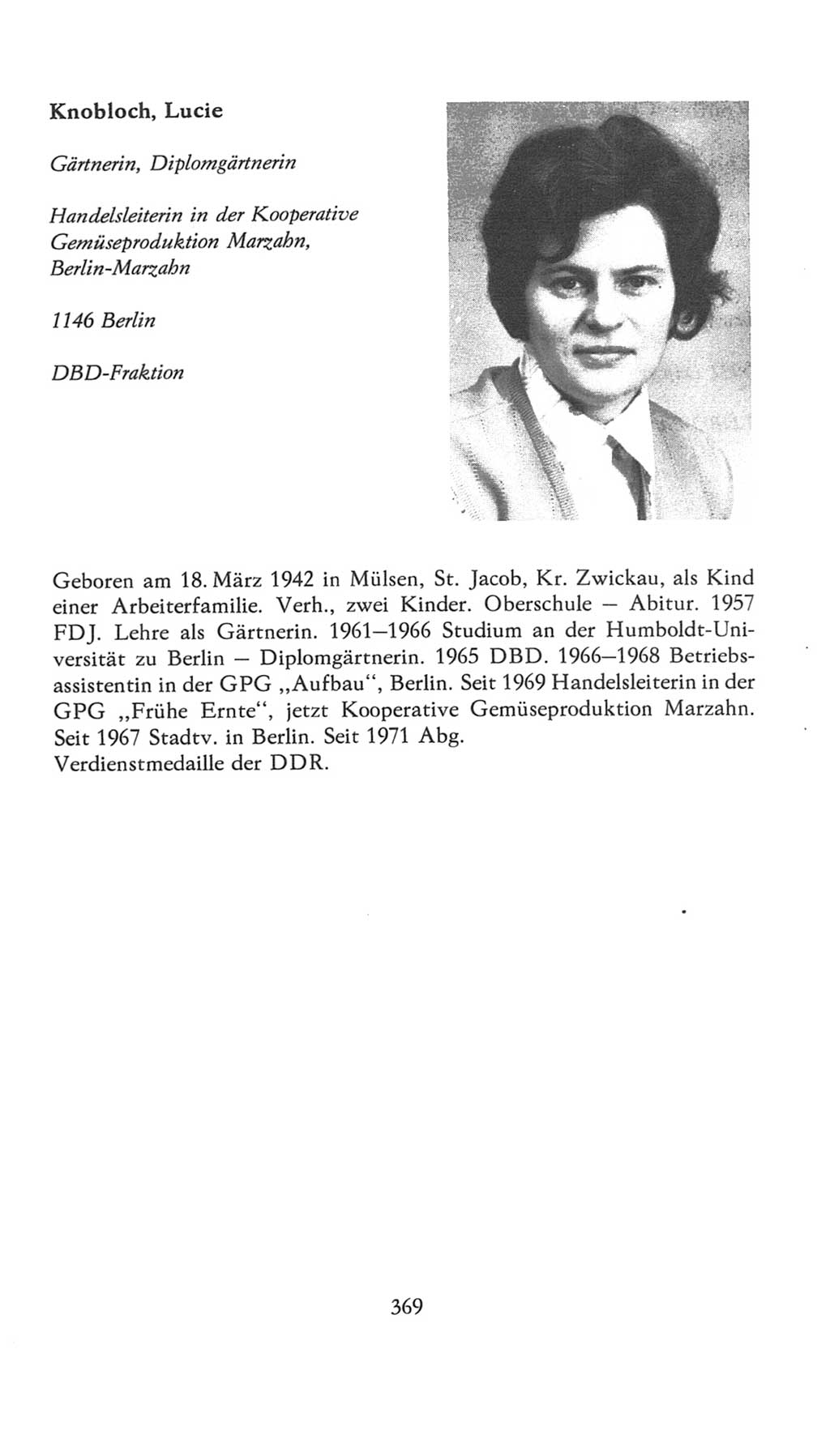 Volkskammer (VK) der Deutschen Demokratischen Republik (DDR), 7. Wahlperiode 1976-1981, Seite 369 (VK. DDR 7. WP. 1976-1981, S. 369)