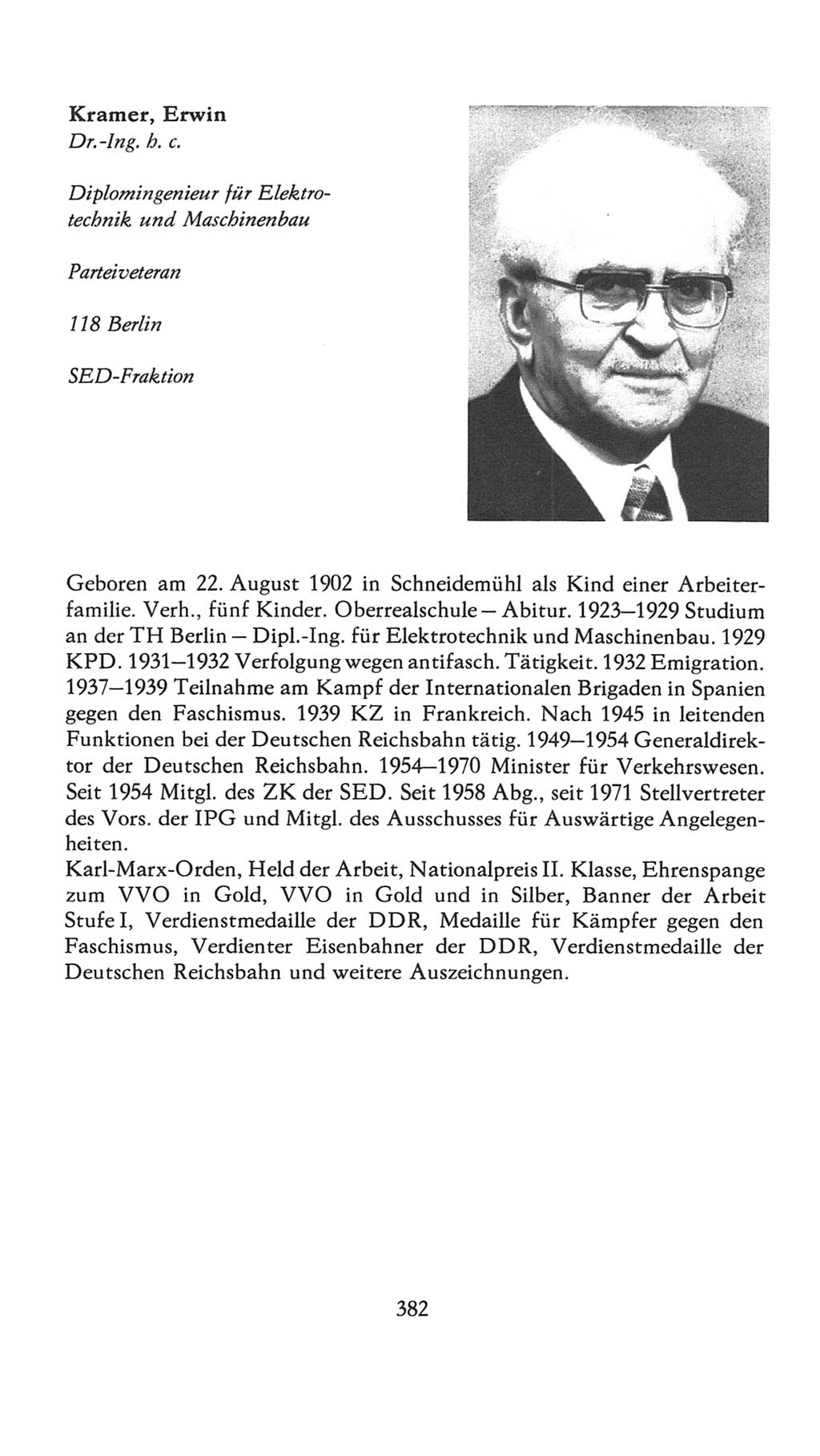 Volkskammer (VK) der Deutschen Demokratischen Republik (DDR), 7. Wahlperiode 1976-1981, Seite 382 (VK. DDR 7. WP. 1976-1981, S. 382)