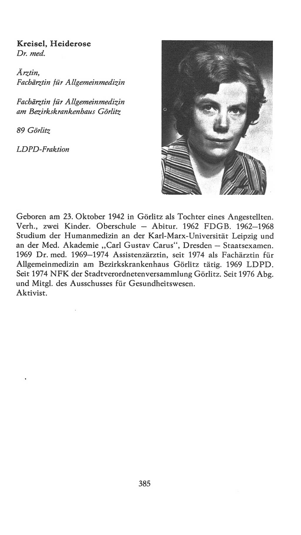 Volkskammer (VK) der Deutschen Demokratischen Republik (DDR), 7. Wahlperiode 1976-1981, Seite 385 (VK. DDR 7. WP. 1976-1981, S. 385)
