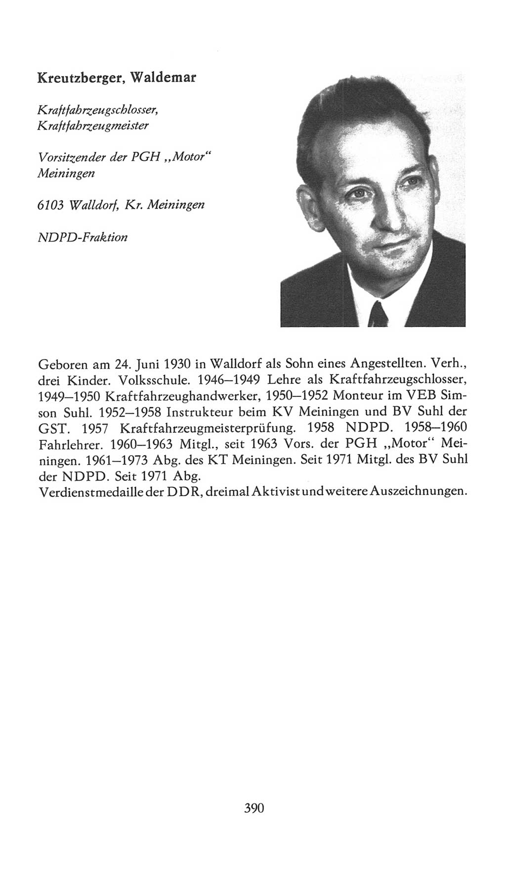 Volkskammer (VK) der Deutschen Demokratischen Republik (DDR), 7. Wahlperiode 1976-1981, Seite 390 (VK. DDR 7. WP. 1976-1981, S. 390)