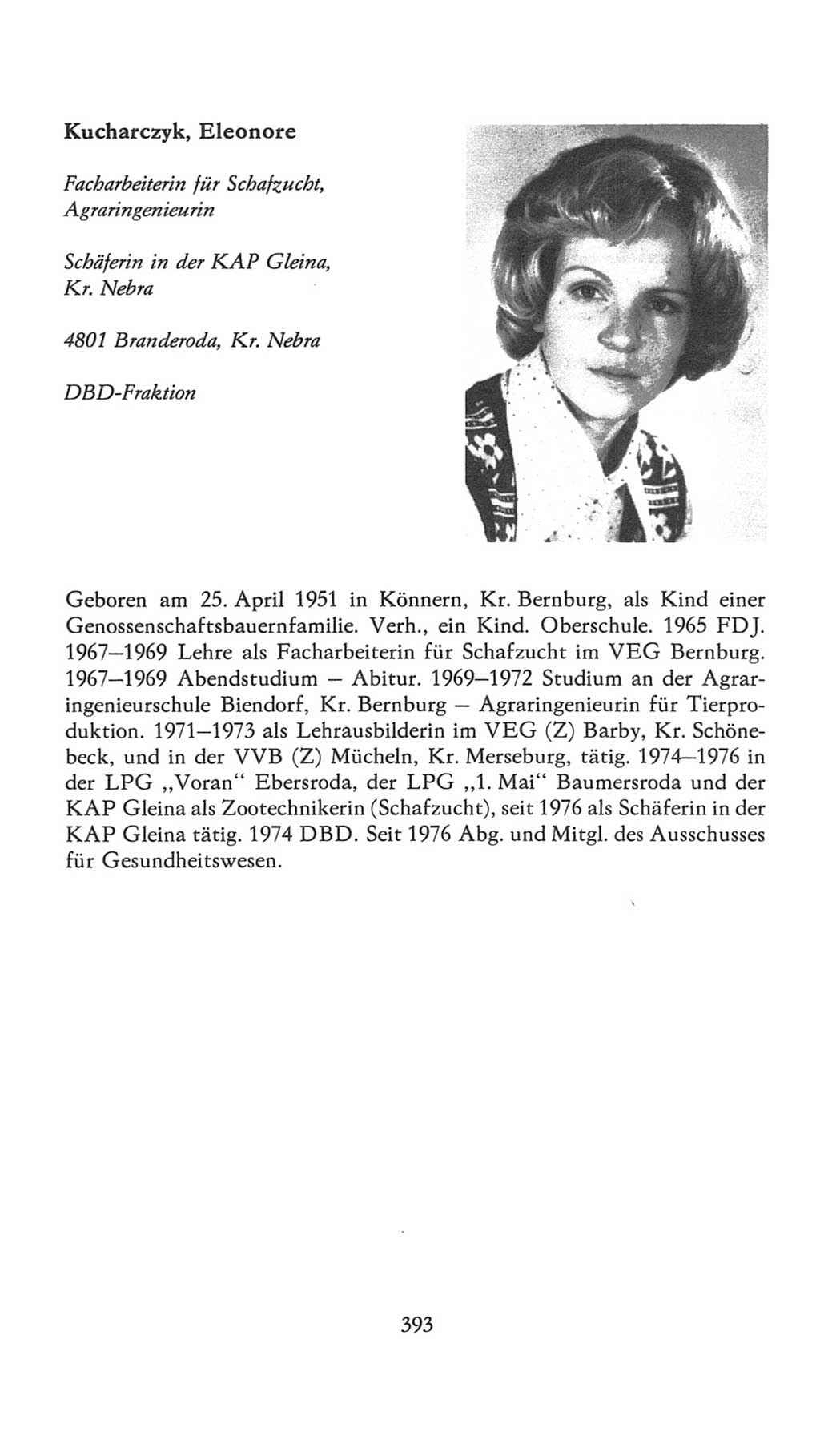 Volkskammer (VK) der Deutschen Demokratischen Republik (DDR), 7. Wahlperiode 1976-1981, Seite 393 (VK. DDR 7. WP. 1976-1981, S. 393)