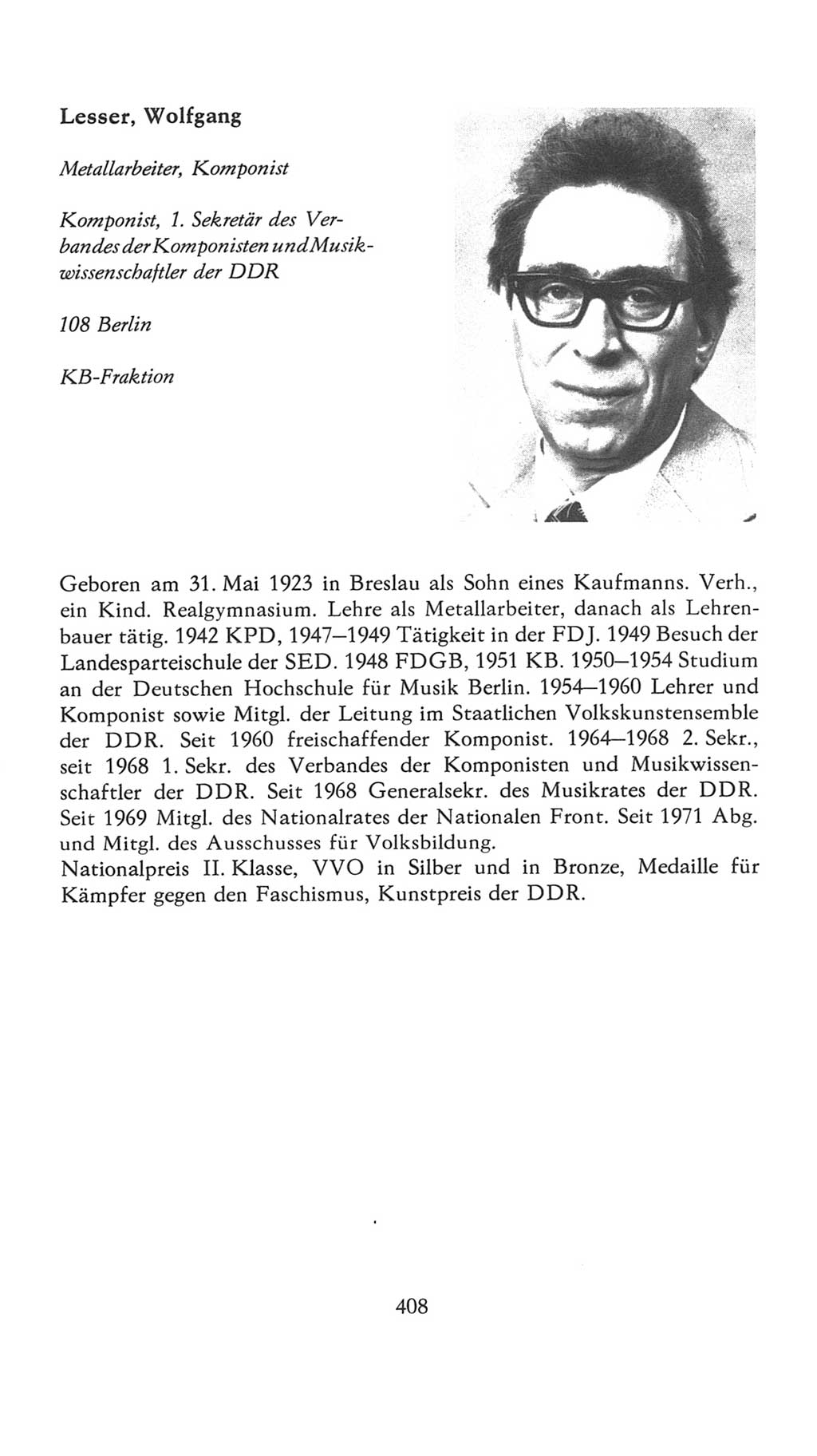 Volkskammer (VK) der Deutschen Demokratischen Republik (DDR), 7. Wahlperiode 1976-1981, Seite 408 (VK. DDR 7. WP. 1976-1981, S. 408)