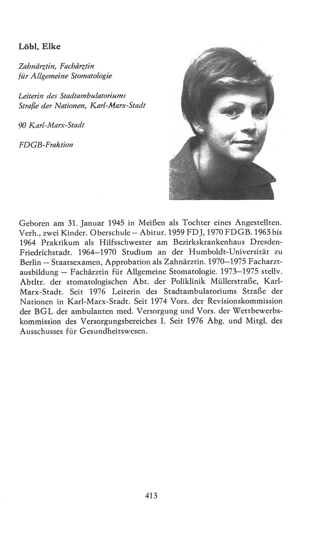Volkskammer (VK) der Deutschen Demokratischen Republik (DDR), 7. Wahlperiode 1976-1981, Seite 413 (VK. DDR 7. WP. 1976-1981, S. 413)