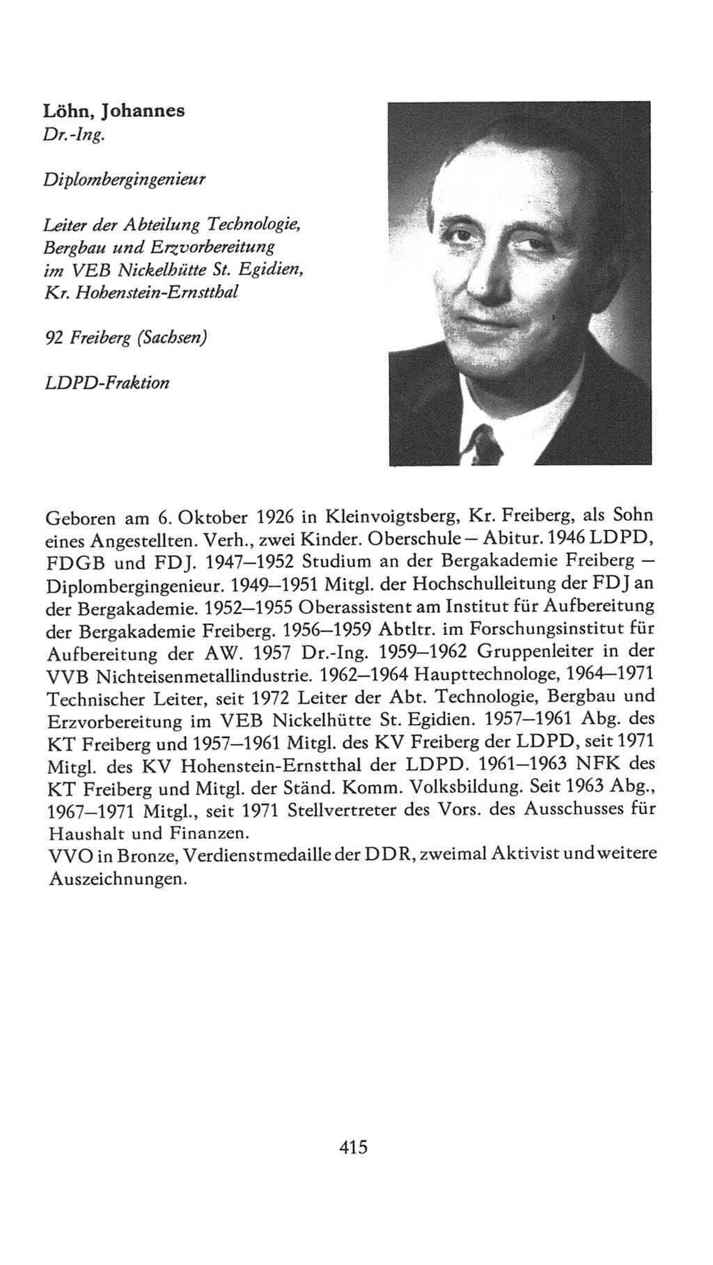 Volkskammer (VK) der Deutschen Demokratischen Republik (DDR), 7. Wahlperiode 1976-1981, Seite 415 (VK. DDR 7. WP. 1976-1981, S. 415)