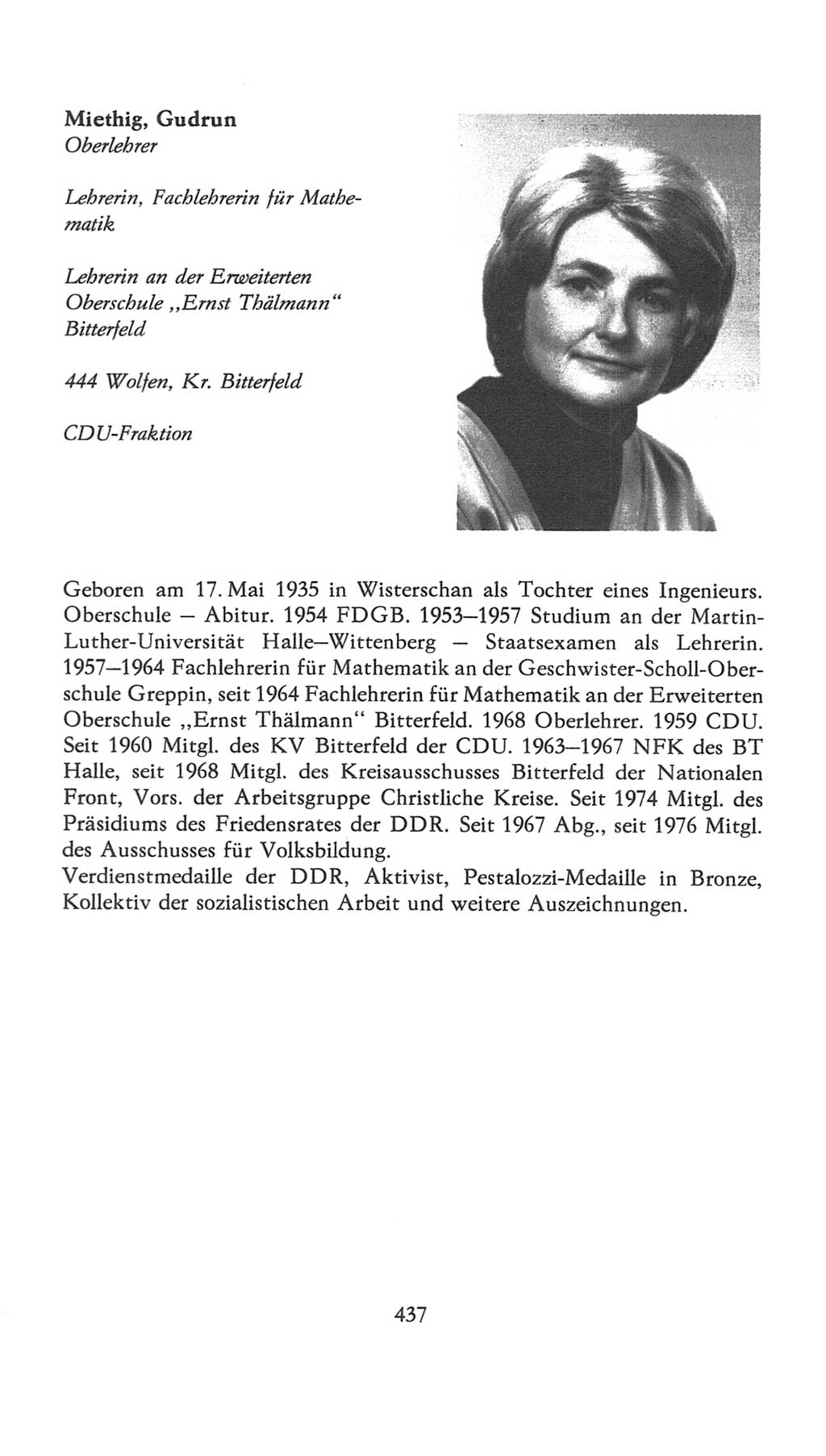 Volkskammer (VK) der Deutschen Demokratischen Republik (DDR), 7. Wahlperiode 1976-1981, Seite 437 (VK. DDR 7. WP. 1976-1981, S. 437)