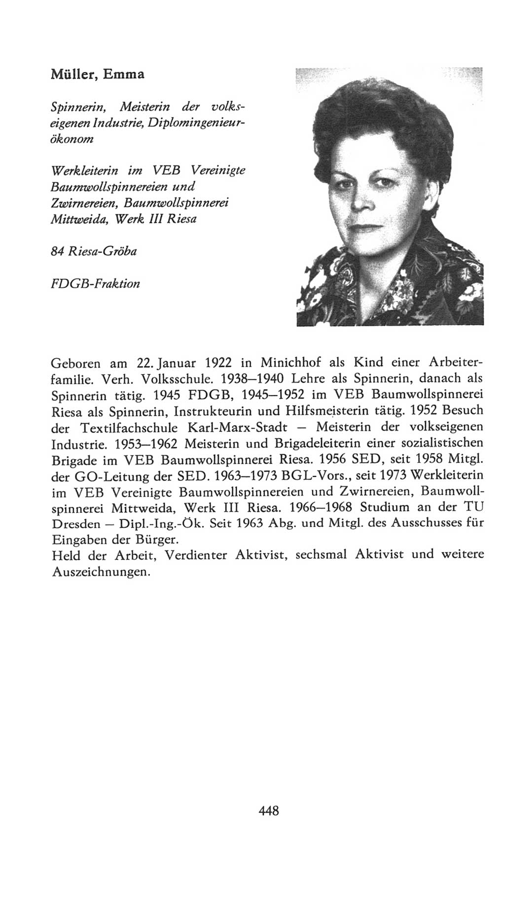 Volkskammer (VK) der Deutschen Demokratischen Republik (DDR), 7. Wahlperiode 1976-1981, Seite 448 (VK. DDR 7. WP. 1976-1981, S. 448)