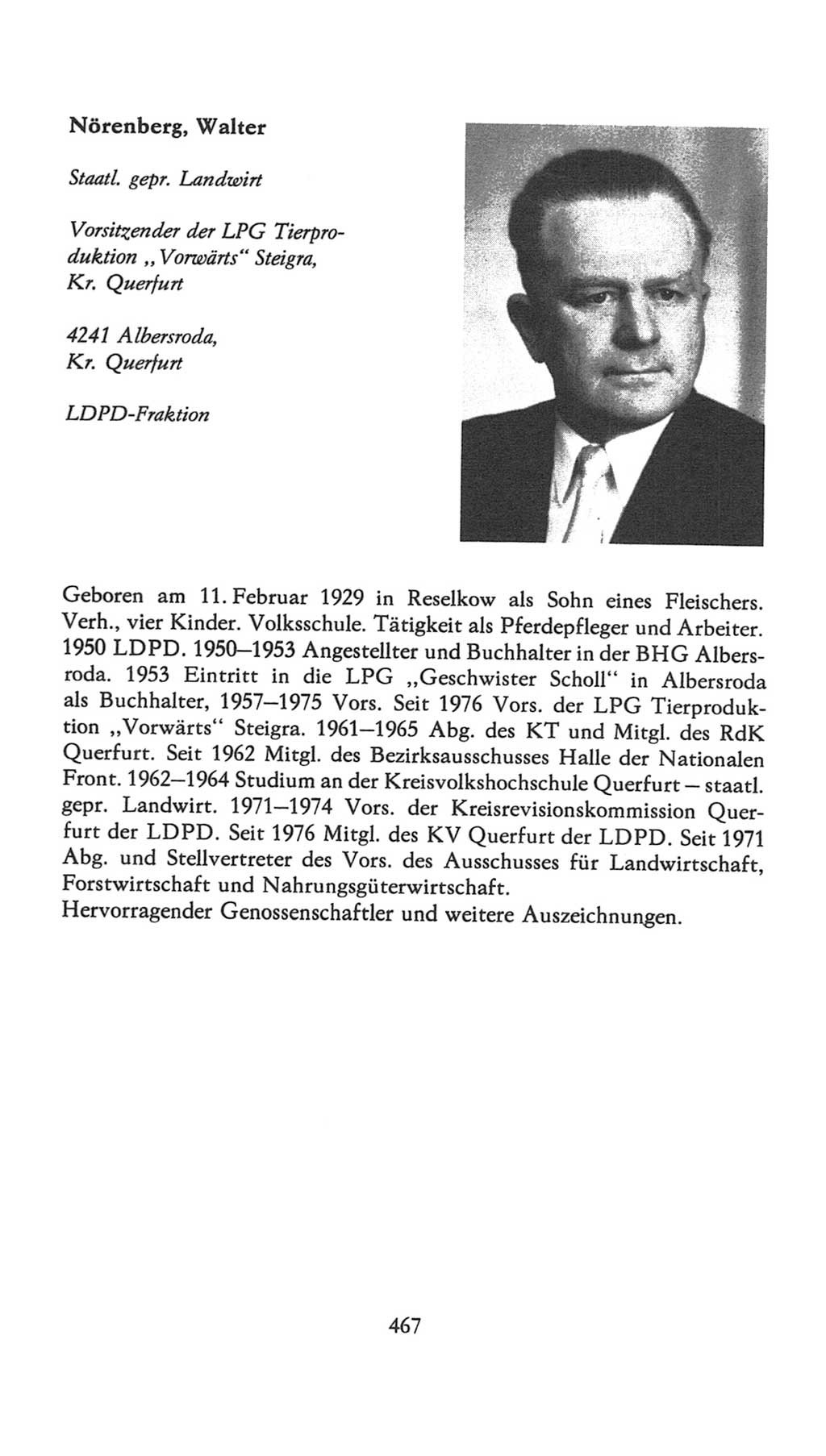 Volkskammer (VK) der Deutschen Demokratischen Republik (DDR), 7. Wahlperiode 1976-1981, Seite 467 (VK. DDR 7. WP. 1976-1981, S. 467)