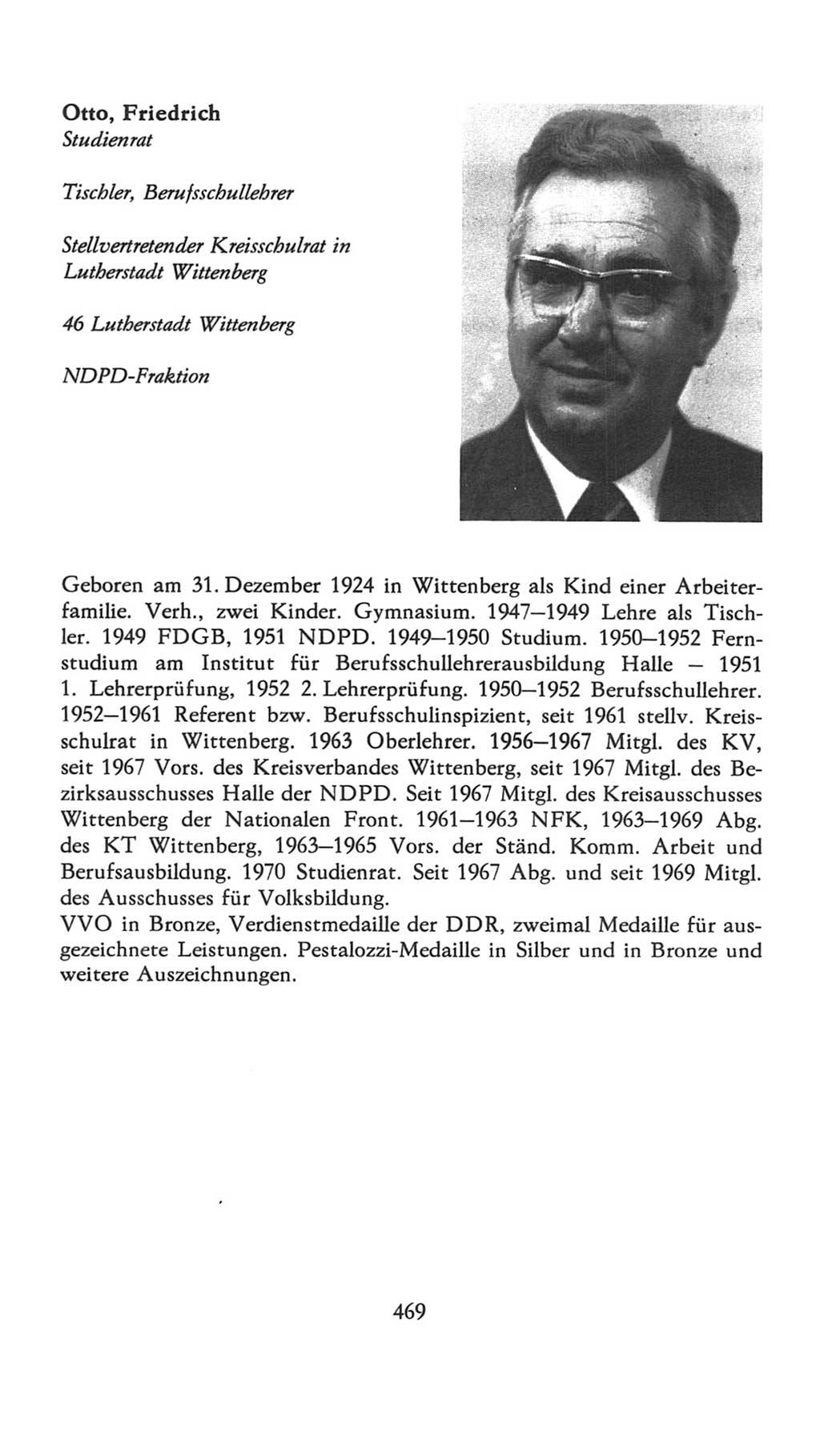 Volkskammer (VK) der Deutschen Demokratischen Republik (DDR), 7. Wahlperiode 1976-1981, Seite 469 (VK. DDR 7. WP. 1976-1981, S. 469)