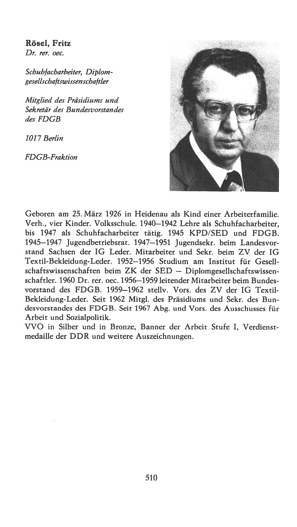 Volkskammer (VK) der Deutschen Demokratischen Republik (DDR), 7. Wahlperiode 1976-1981, Seite 510 (VK. DDR 7. WP. 1976-1981, S. 510)