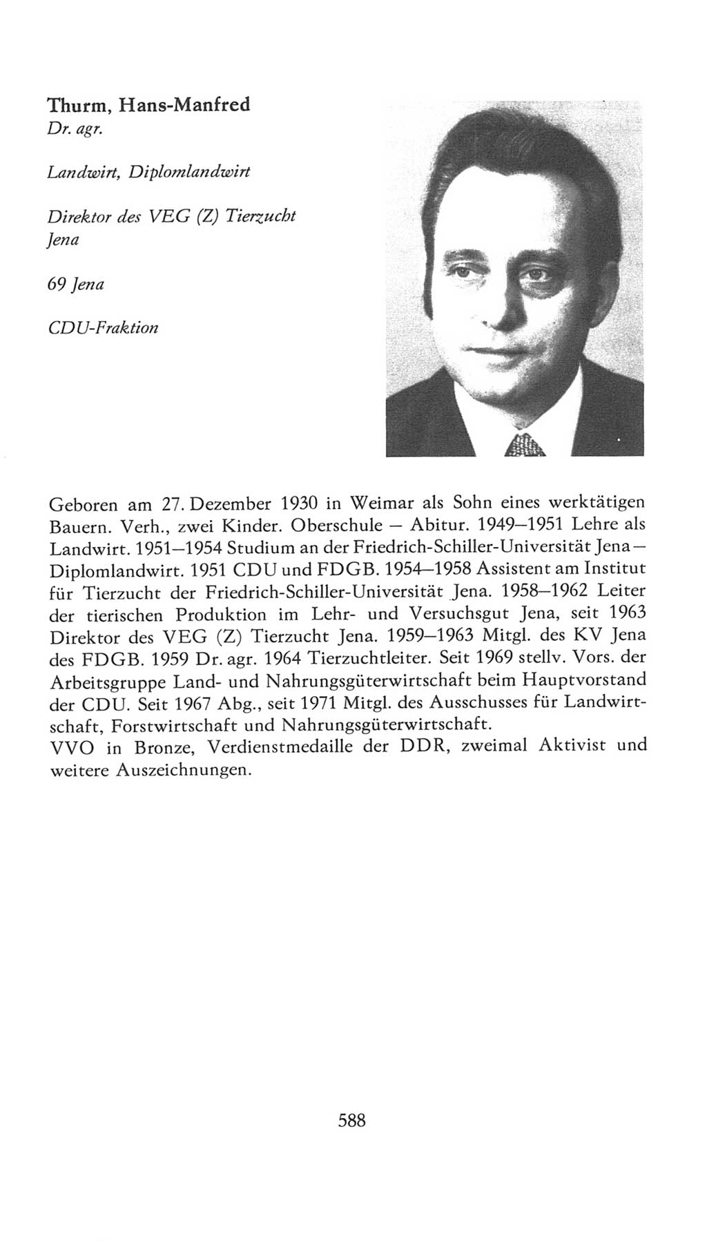 Volkskammer (VK) der Deutschen Demokratischen Republik (DDR), 7. Wahlperiode 1976-1981, Seite 588 (VK. DDR 7. WP. 1976-1981, S. 588)