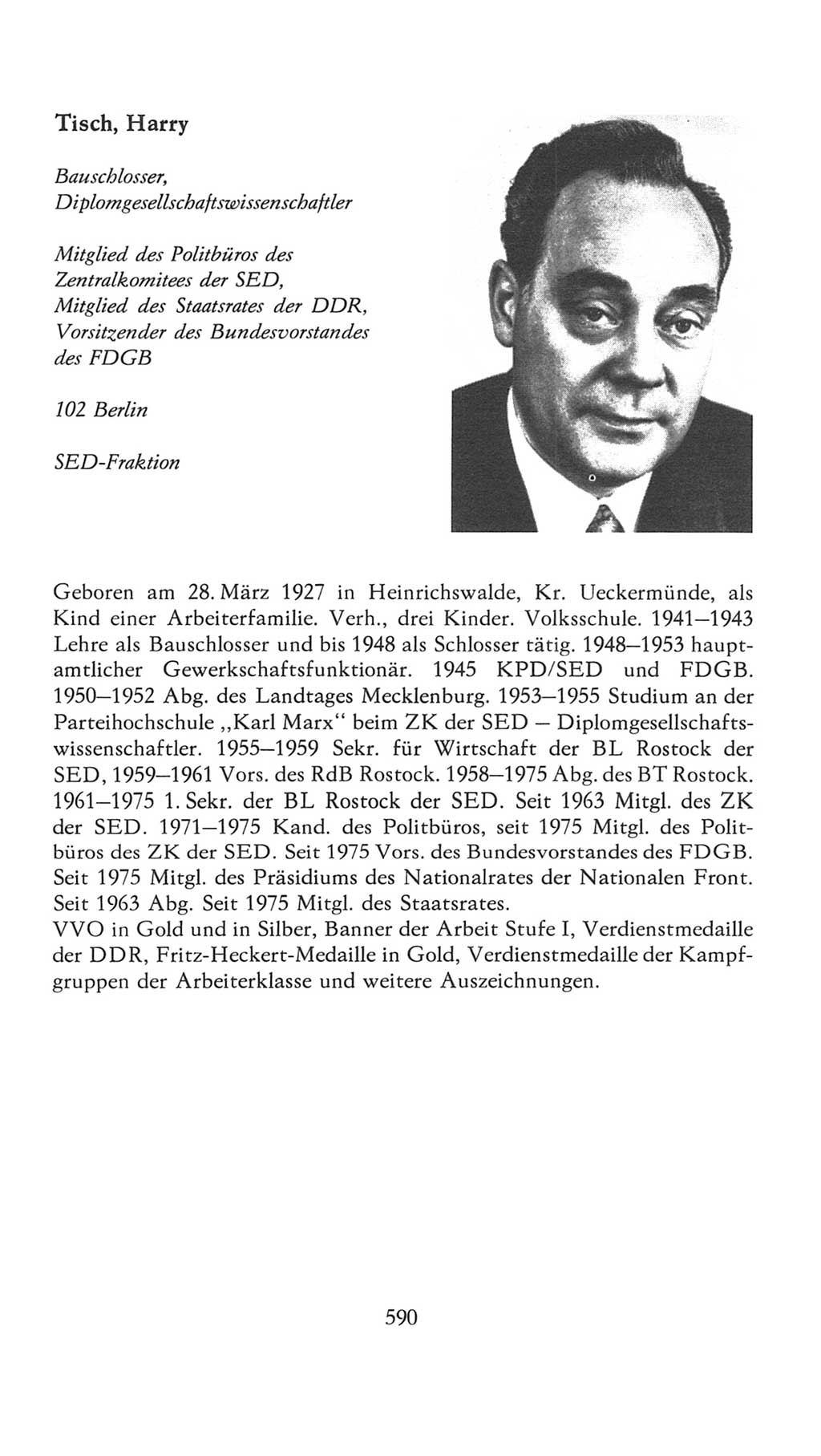 Volkskammer (VK) der Deutschen Demokratischen Republik (DDR), 7. Wahlperiode 1976-1981, Seite 590 (VK. DDR 7. WP. 1976-1981, S. 590)
