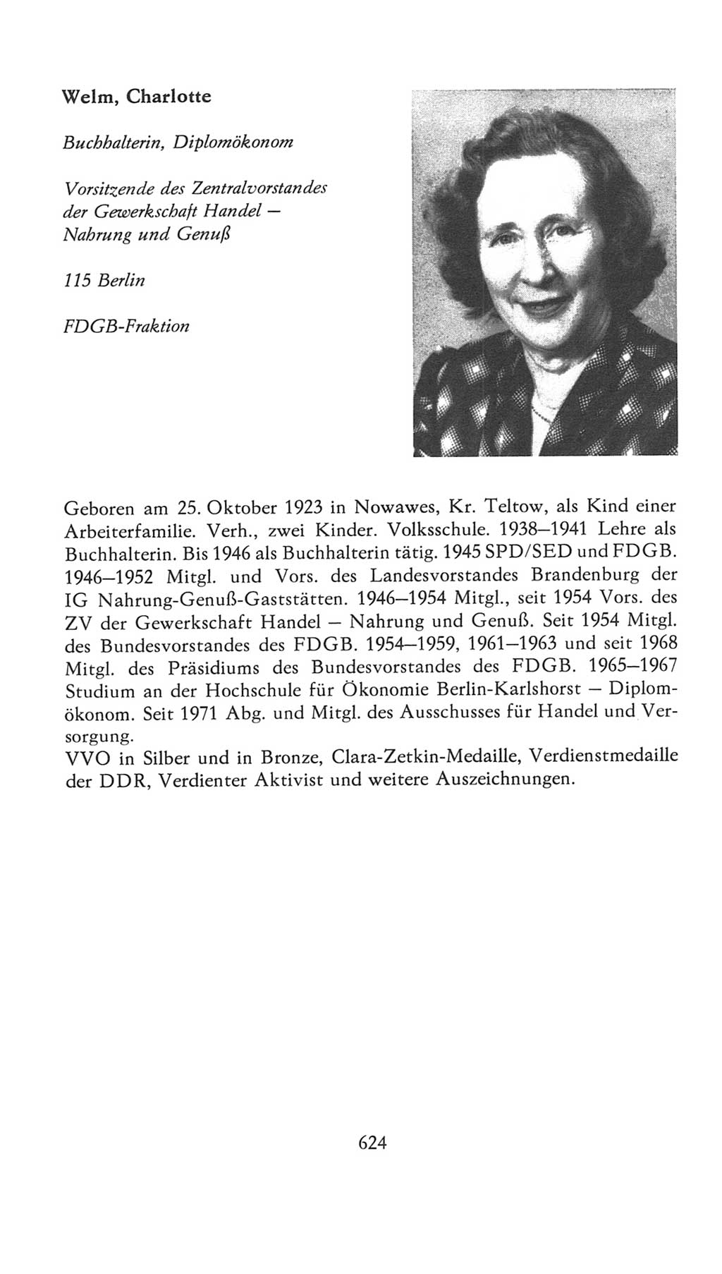 Volkskammer (VK) der Deutschen Demokratischen Republik (DDR), 7. Wahlperiode 1976-1981, Seite 624 (VK. DDR 7. WP. 1976-1981, S. 624)