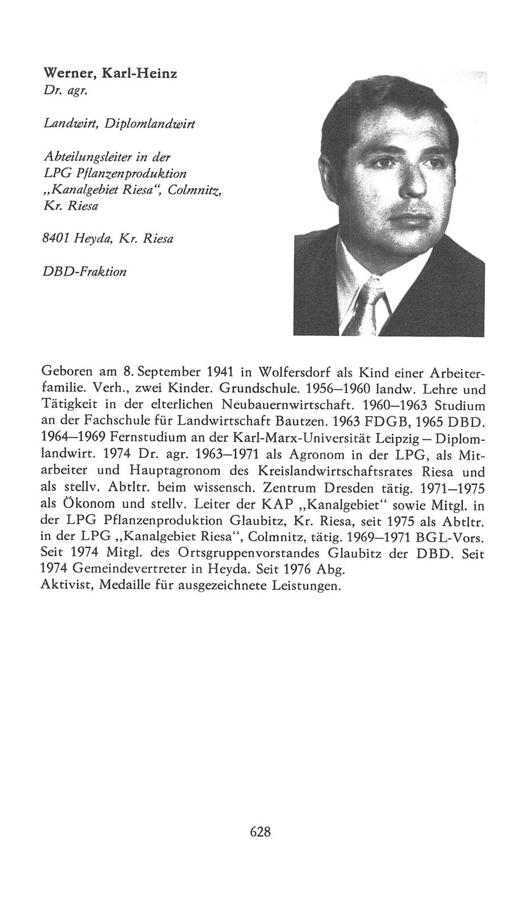 Volkskammer (VK) der Deutschen Demokratischen Republik (DDR), 7. Wahlperiode 1976-1981, Seite 628 (VK. DDR 7. WP. 1976-1981, S. 628)