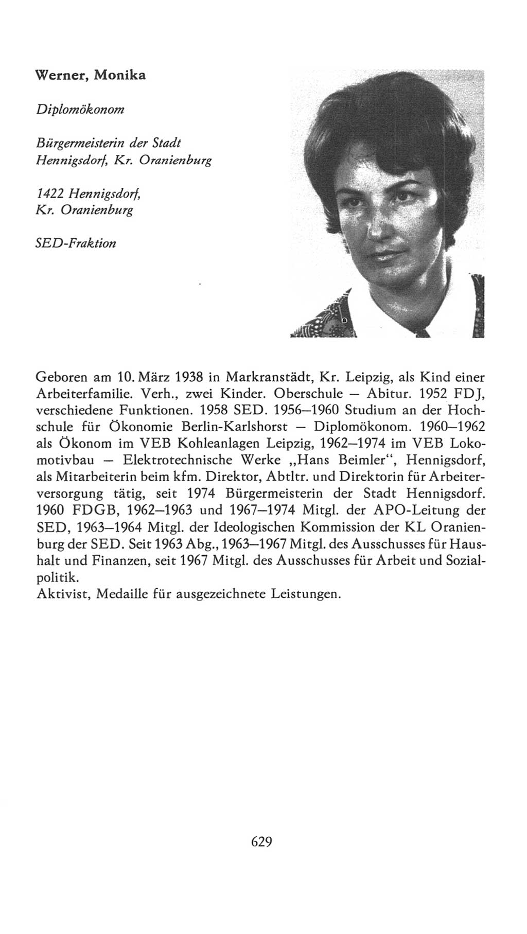 Volkskammer (VK) der Deutschen Demokratischen Republik (DDR), 7. Wahlperiode 1976-1981, Seite 629 (VK. DDR 7. WP. 1976-1981, S. 629)