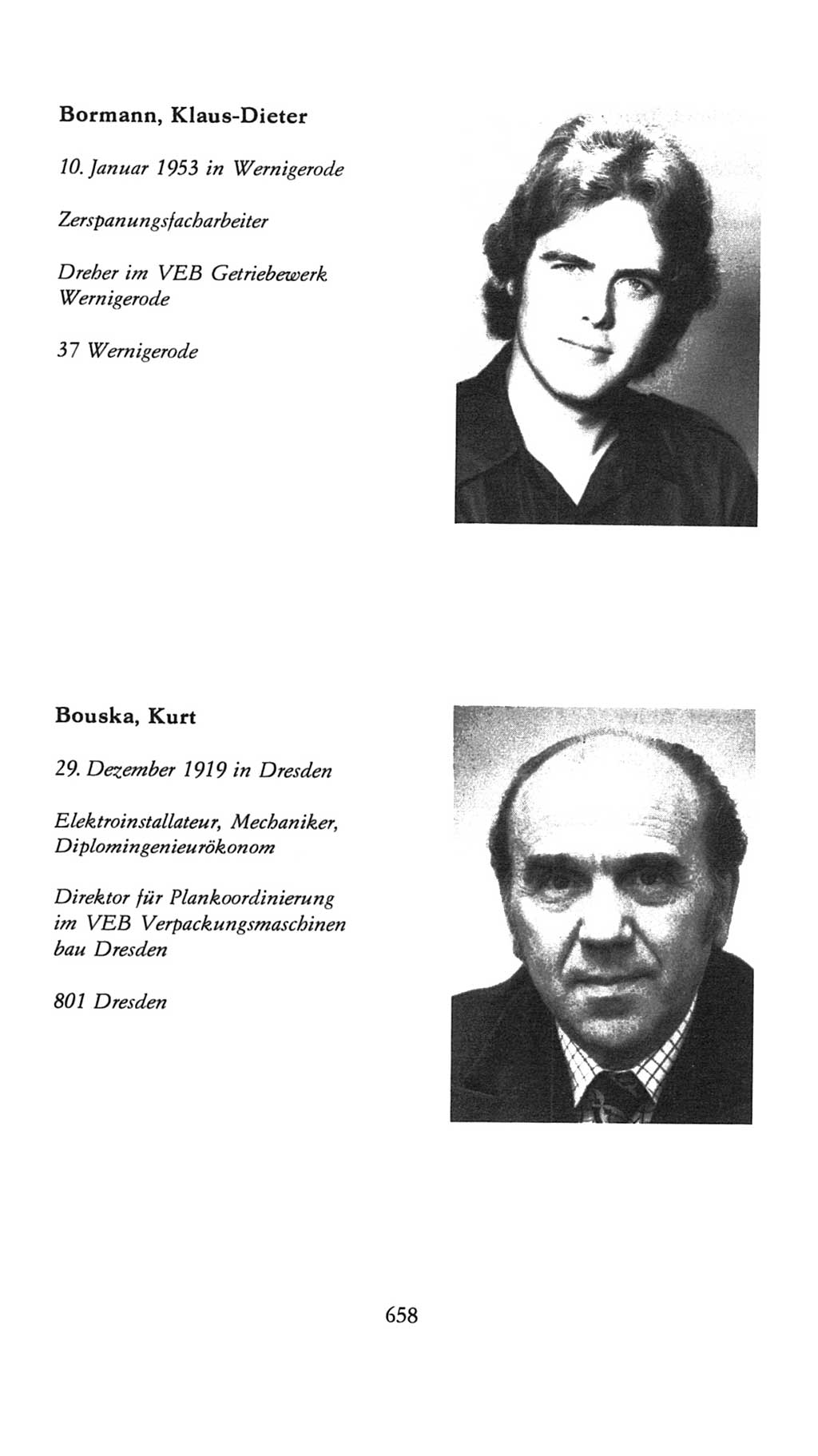 Volkskammer (VK) der Deutschen Demokratischen Republik (DDR), 7. Wahlperiode 1976-1981, Seite 658 (VK. DDR 7. WP. 1976-1981, S. 658)
