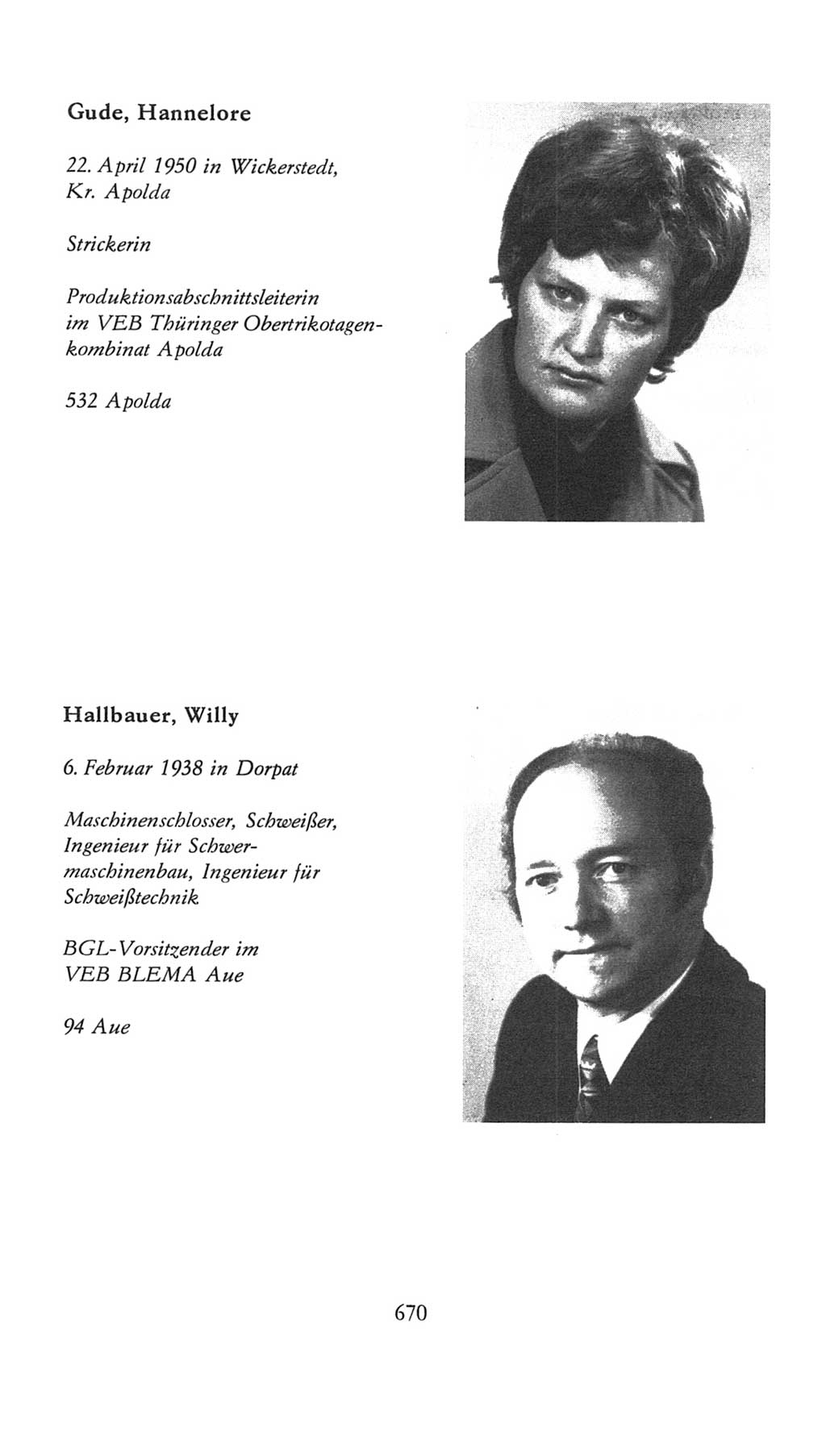 Volkskammer (VK) der Deutschen Demokratischen Republik (DDR), 7. Wahlperiode 1976-1981, Seite 670 (VK. DDR 7. WP. 1976-1981, S. 670)