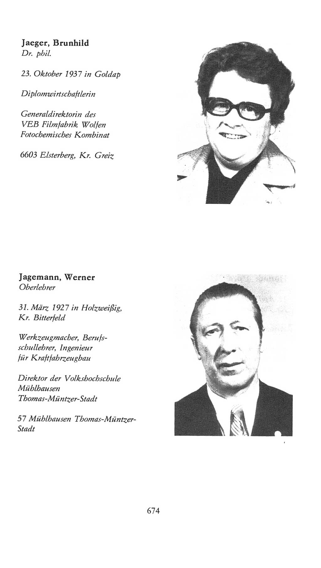 Volkskammer (VK) der Deutschen Demokratischen Republik (DDR), 7. Wahlperiode 1976-1981, Seite 674 (VK. DDR 7. WP. 1976-1981, S. 674)