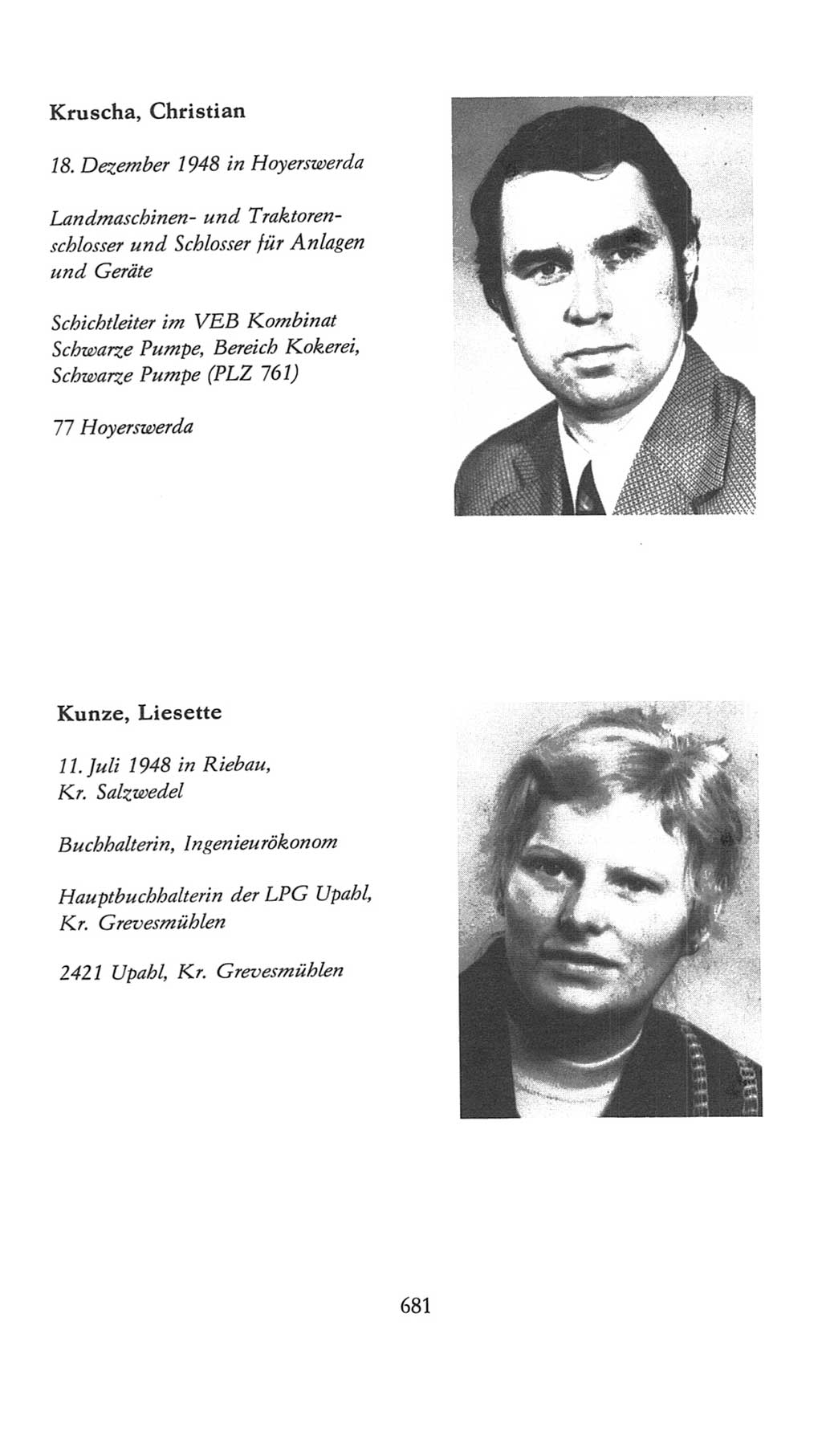 Volkskammer (VK) der Deutschen Demokratischen Republik (DDR), 7. Wahlperiode 1976-1981, Seite 681 (VK. DDR 7. WP. 1976-1981, S. 681)