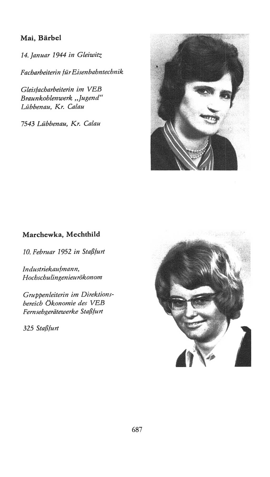 Volkskammer (VK) der Deutschen Demokratischen Republik (DDR), 7. Wahlperiode 1976-1981, Seite 687 (VK. DDR 7. WP. 1976-1981, S. 687)