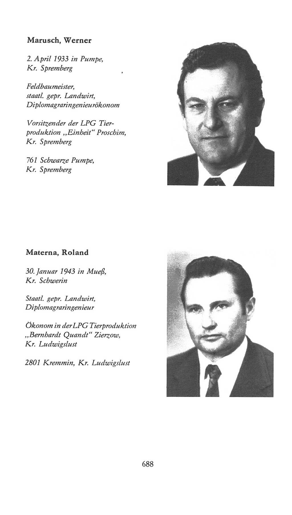 Volkskammer (VK) der Deutschen Demokratischen Republik (DDR), 7. Wahlperiode 1976-1981, Seite 688 (VK. DDR 7. WP. 1976-1981, S. 688)