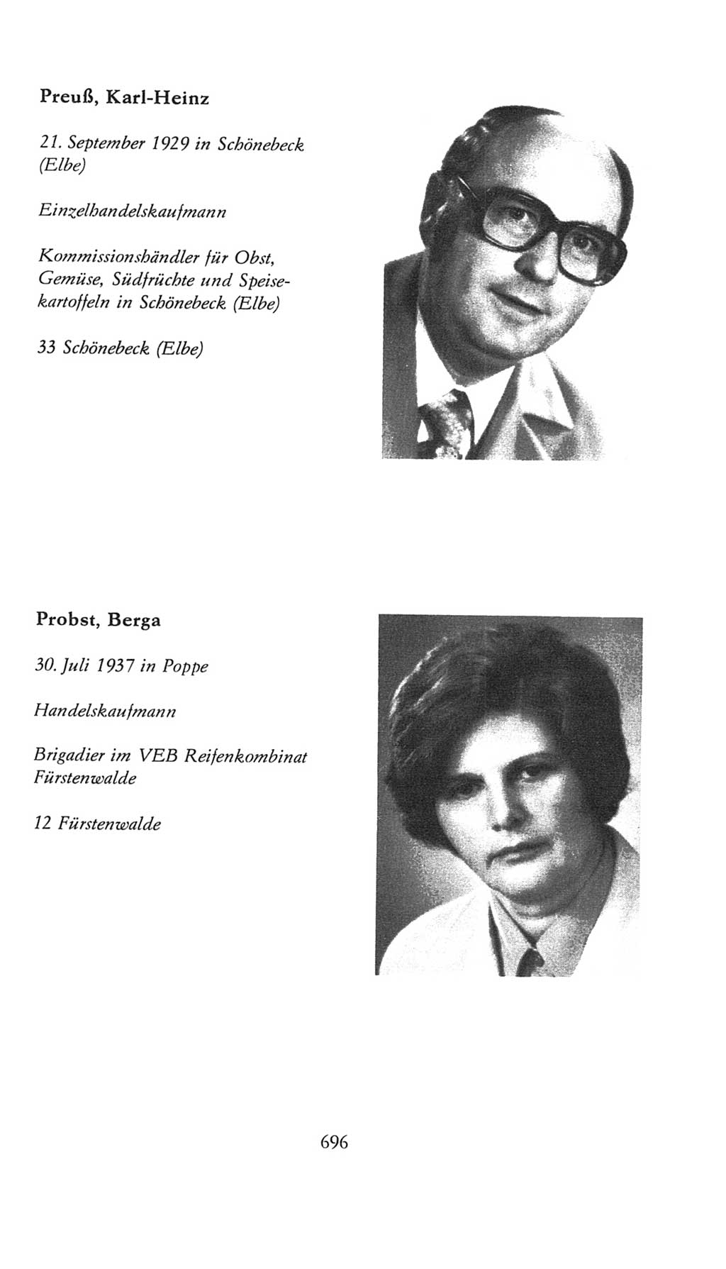 Volkskammer (VK) der Deutschen Demokratischen Republik (DDR), 7. Wahlperiode 1976-1981, Seite 696 (VK. DDR 7. WP. 1976-1981, S. 696)