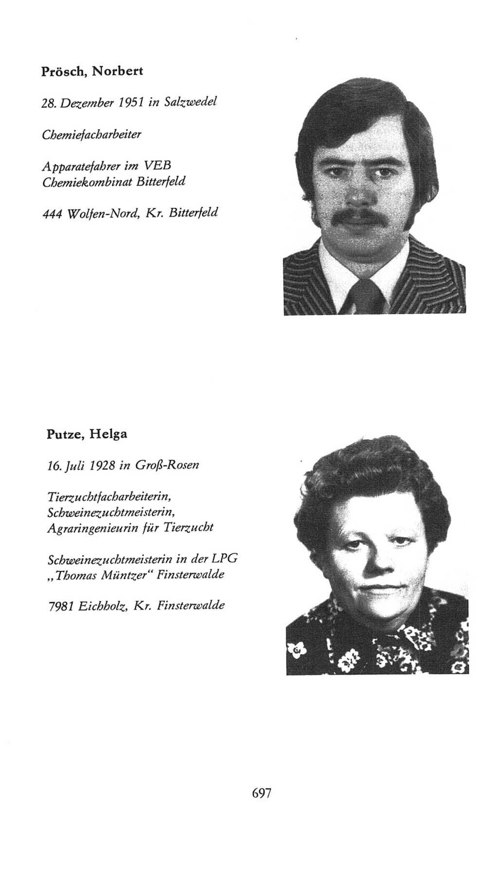Volkskammer (VK) der Deutschen Demokratischen Republik (DDR), 7. Wahlperiode 1976-1981, Seite 697 (VK. DDR 7. WP. 1976-1981, S. 697)