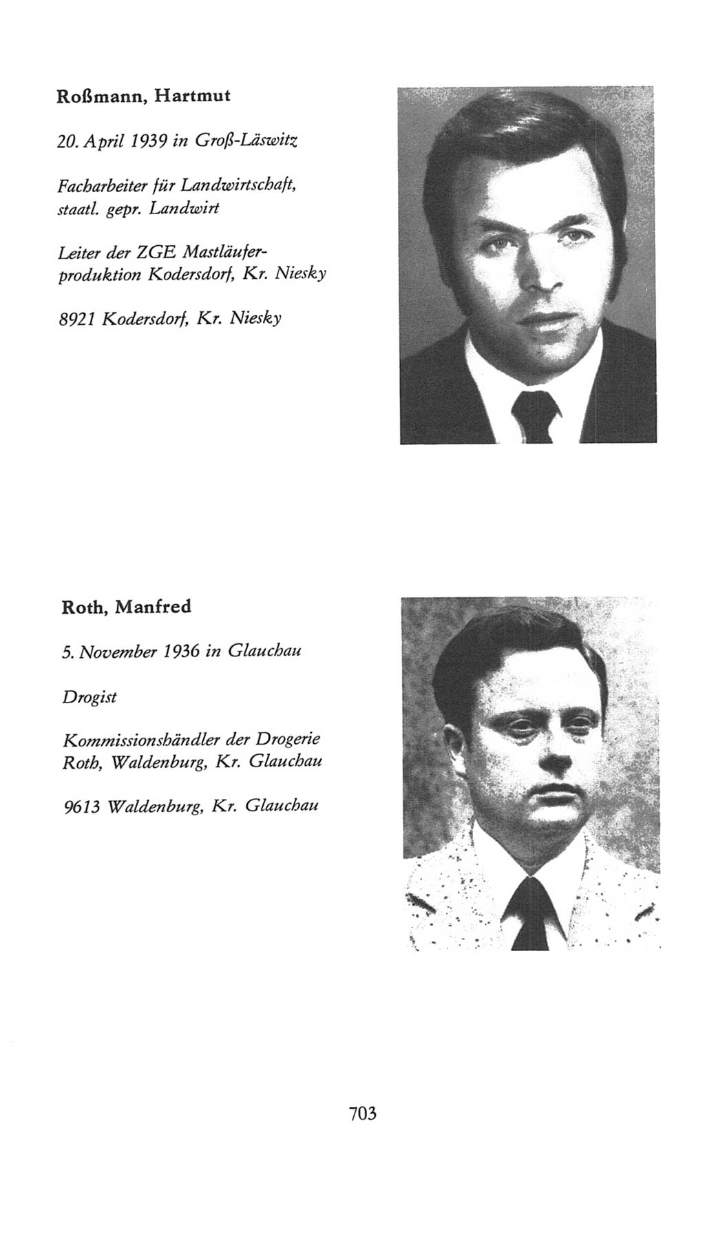 Volkskammer (VK) der Deutschen Demokratischen Republik (DDR), 7. Wahlperiode 1976-1981, Seite 703 (VK. DDR 7. WP. 1976-1981, S. 703)