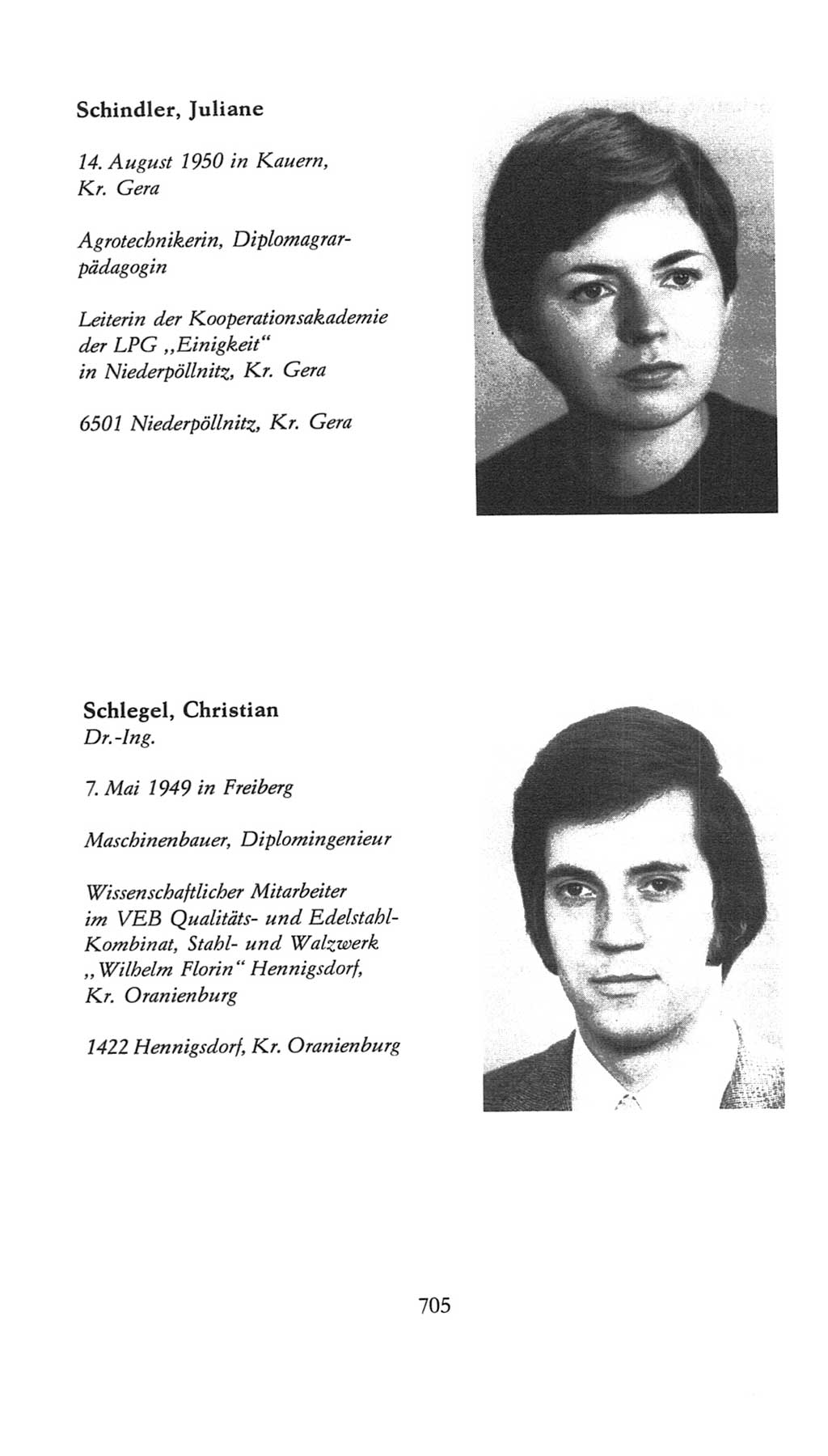 Volkskammer (VK) der Deutschen Demokratischen Republik (DDR), 7. Wahlperiode 1976-1981, Seite 705 (VK. DDR 7. WP. 1976-1981, S. 705)