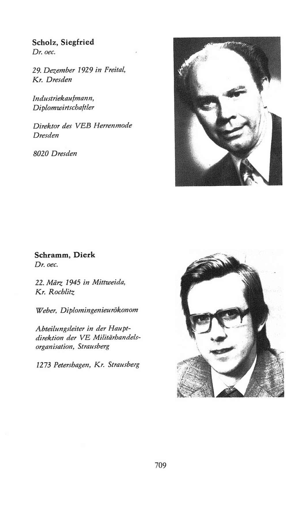 Volkskammer (VK) der Deutschen Demokratischen Republik (DDR), 7. Wahlperiode 1976-1981, Seite 709 (VK. DDR 7. WP. 1976-1981, S. 709)
