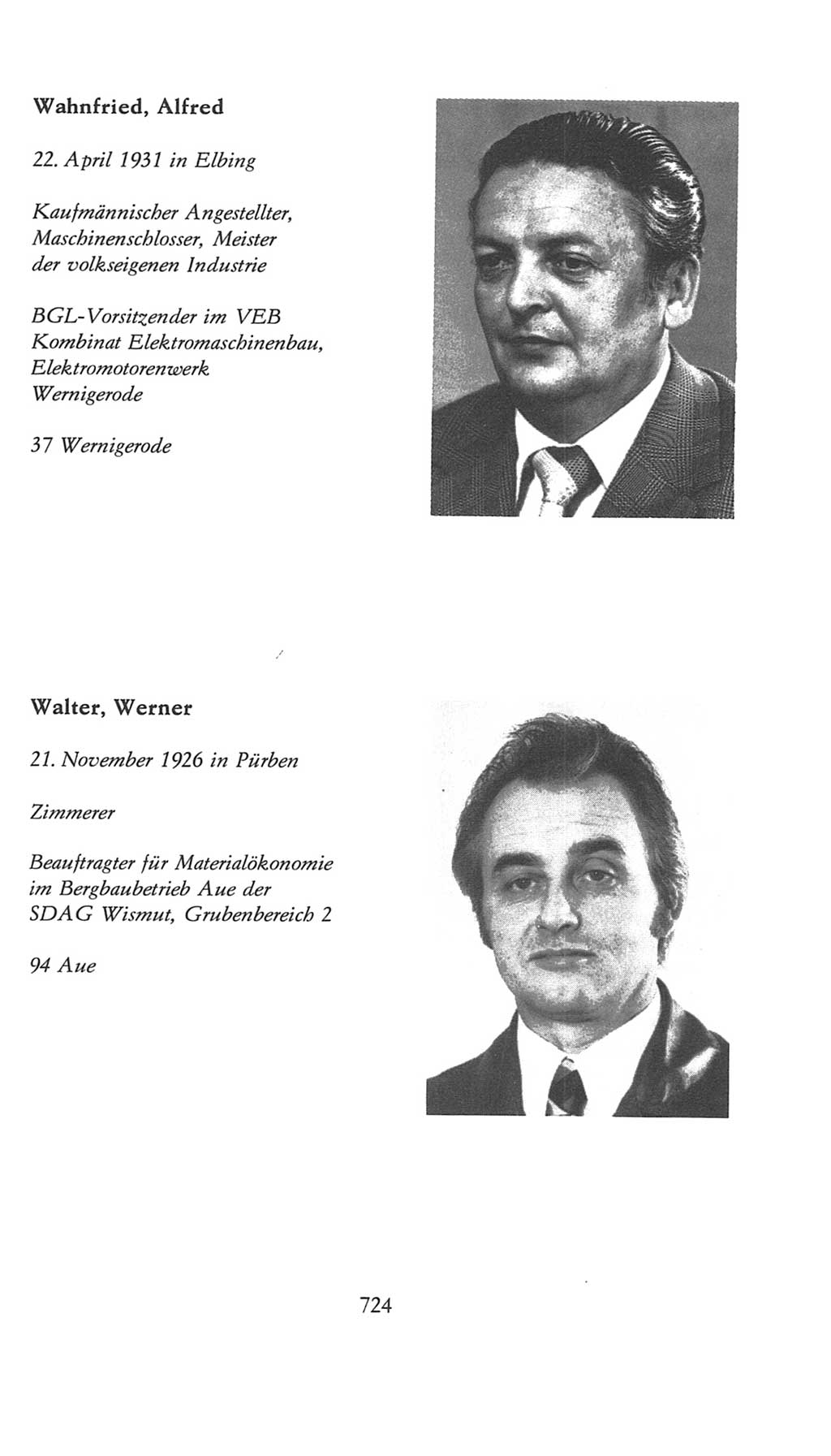 Volkskammer (VK) der Deutschen Demokratischen Republik (DDR), 7. Wahlperiode 1976-1981, Seite 724 (VK. DDR 7. WP. 1976-1981, S. 724)