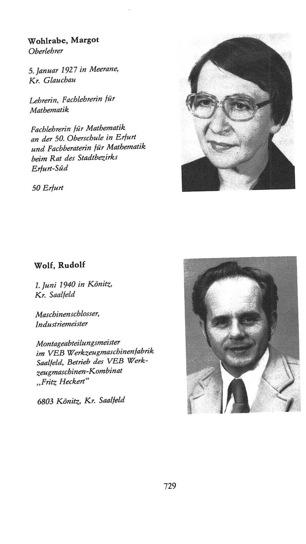 Volkskammer (VK) der Deutschen Demokratischen Republik (DDR), 7. Wahlperiode 1976-1981, Seite 729 (VK. DDR 7. WP. 1976-1981, S. 729)