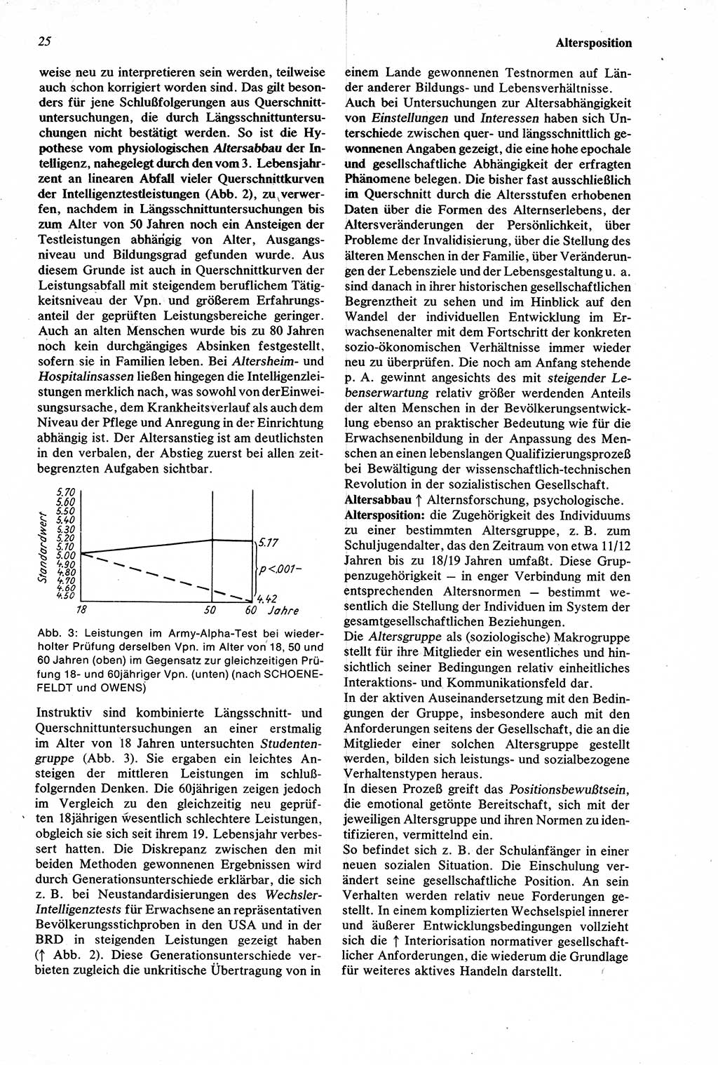 Wörterbuch der Psychologie [Deutsche Demokratische Republik (DDR)] 1976, Seite 25 (Wb. Psych. DDR 1976, S. 25)