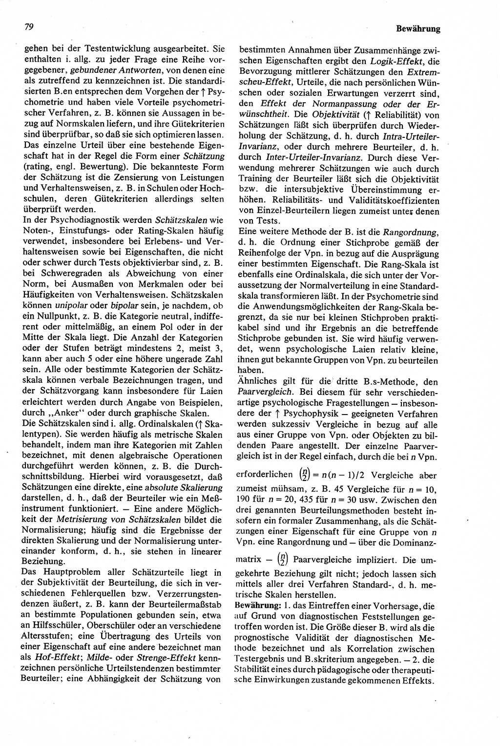 Wörterbuch der Psychologie [Deutsche Demokratische Republik (DDR)] 1976, Seite 79 (Wb. Psych. DDR 1976, S. 79)