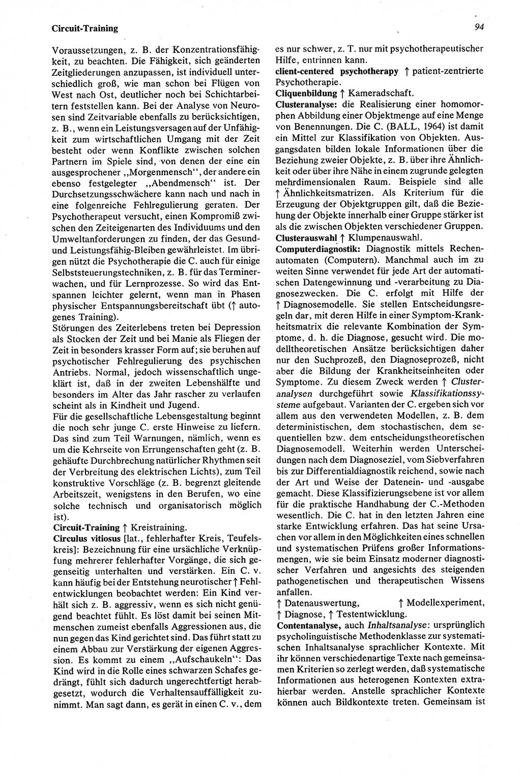 Wörterbuch der Psychologie [Deutsche Demokratische Republik (DDR)] 1976, Seite 94 (Wb. Psych. DDR 1976, S. 94)