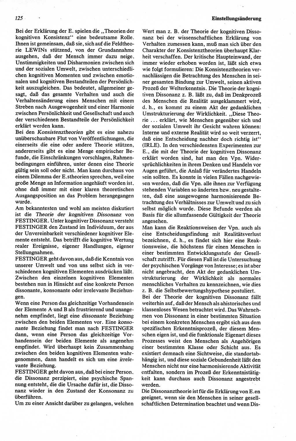 Wörterbuch der Psychologie [Deutsche Demokratische Republik (DDR)] 1976, Seite 125 (Wb. Psych. DDR 1976, S. 125)