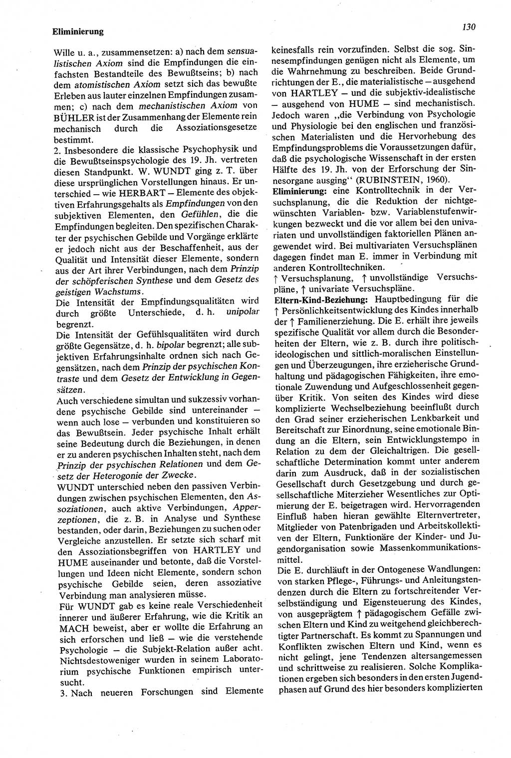 Wörterbuch der Psychologie [Deutsche Demokratische Republik (DDR)] 1976, Seite 130 (Wb. Psych. DDR 1976, S. 130)