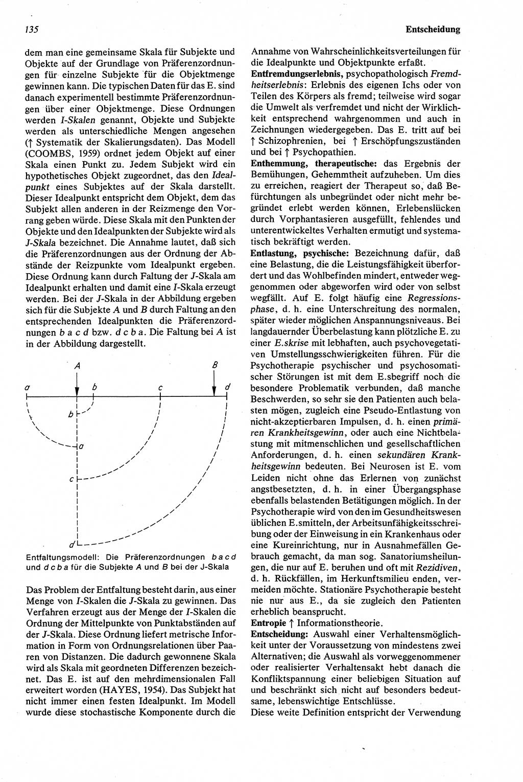 Wörterbuch der Psychologie [Deutsche Demokratische Republik (DDR)] 1976, Seite 135 (Wb. Psych. DDR 1976, S. 135)