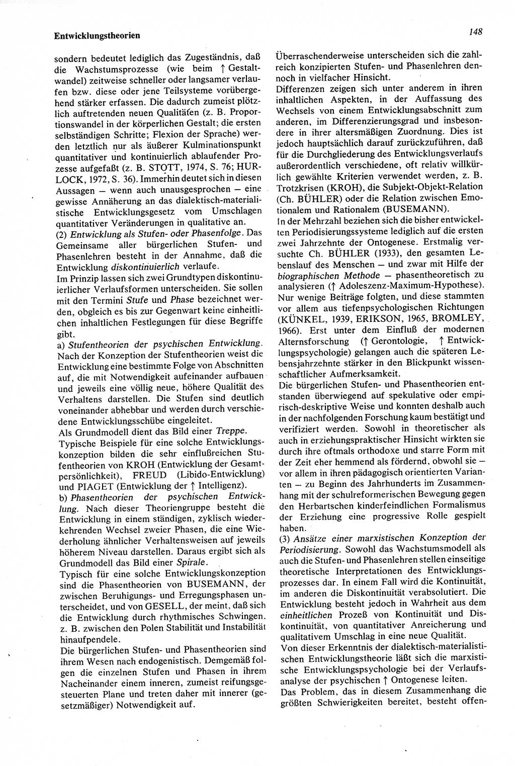 Wörterbuch der Psychologie [Deutsche Demokratische Republik (DDR)] 1976, Seite 148 (Wb. Psych. DDR 1976, S. 148)