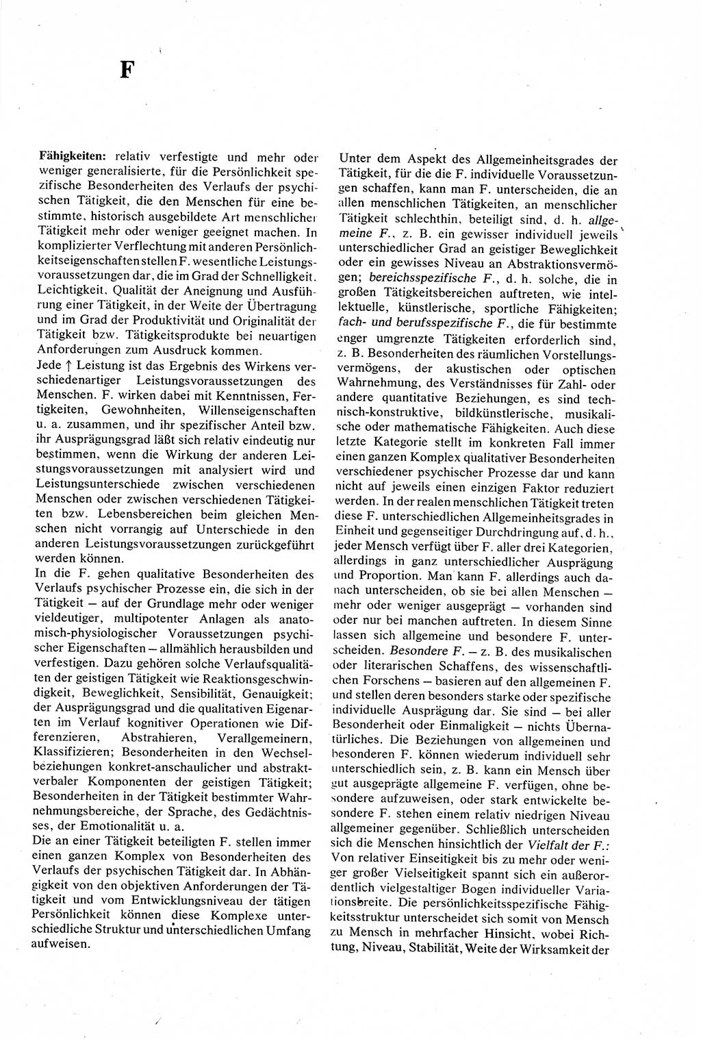 Wörterbuch der Psychologie [Deutsche Demokratische Republik (DDR)] 1976, Seite 167 (Wb. Psych. DDR 1976, S. 167)