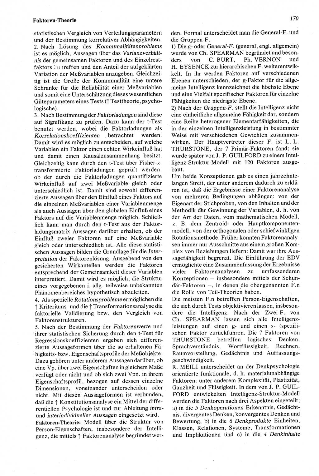 Wörterbuch der Psychologie [Deutsche Demokratische Republik (DDR)] 1976, Seite 170 (Wb. Psych. DDR 1976, S. 170)