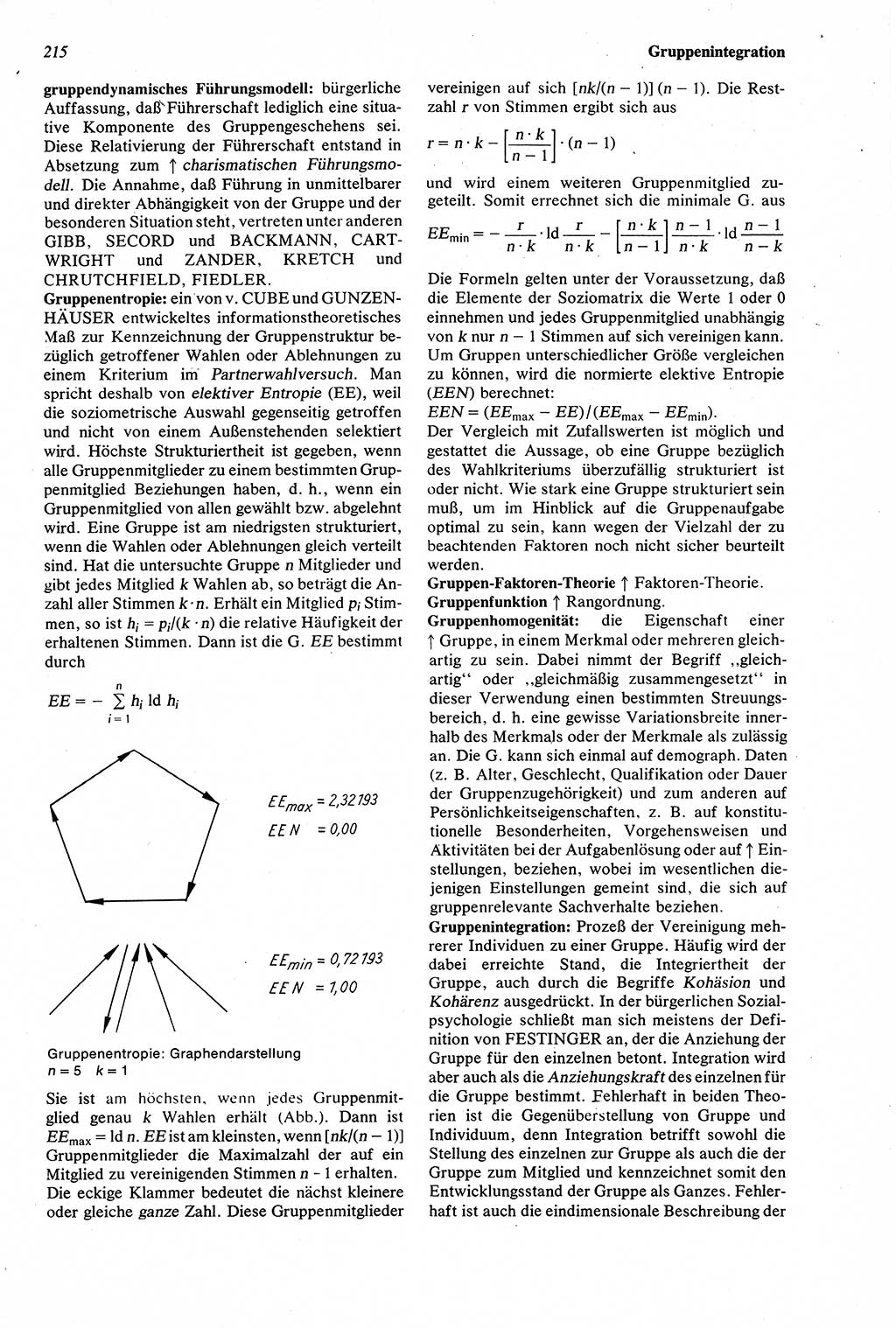 Wörterbuch der Psychologie [Deutsche Demokratische Republik (DDR)] 1976, Seite 215 (Wb. Psych. DDR 1976, S. 215)