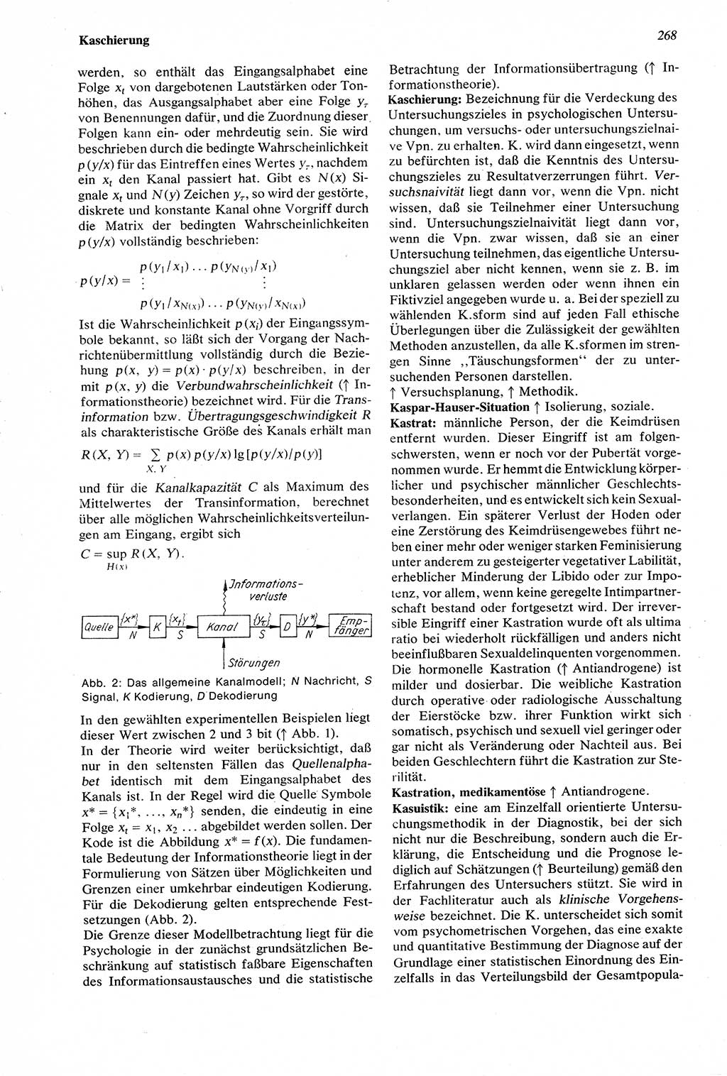 Wörterbuch der Psychologie [Deutsche Demokratische Republik (DDR)] 1976, Seite 268 (Wb. Psych. DDR 1976, S. 268)