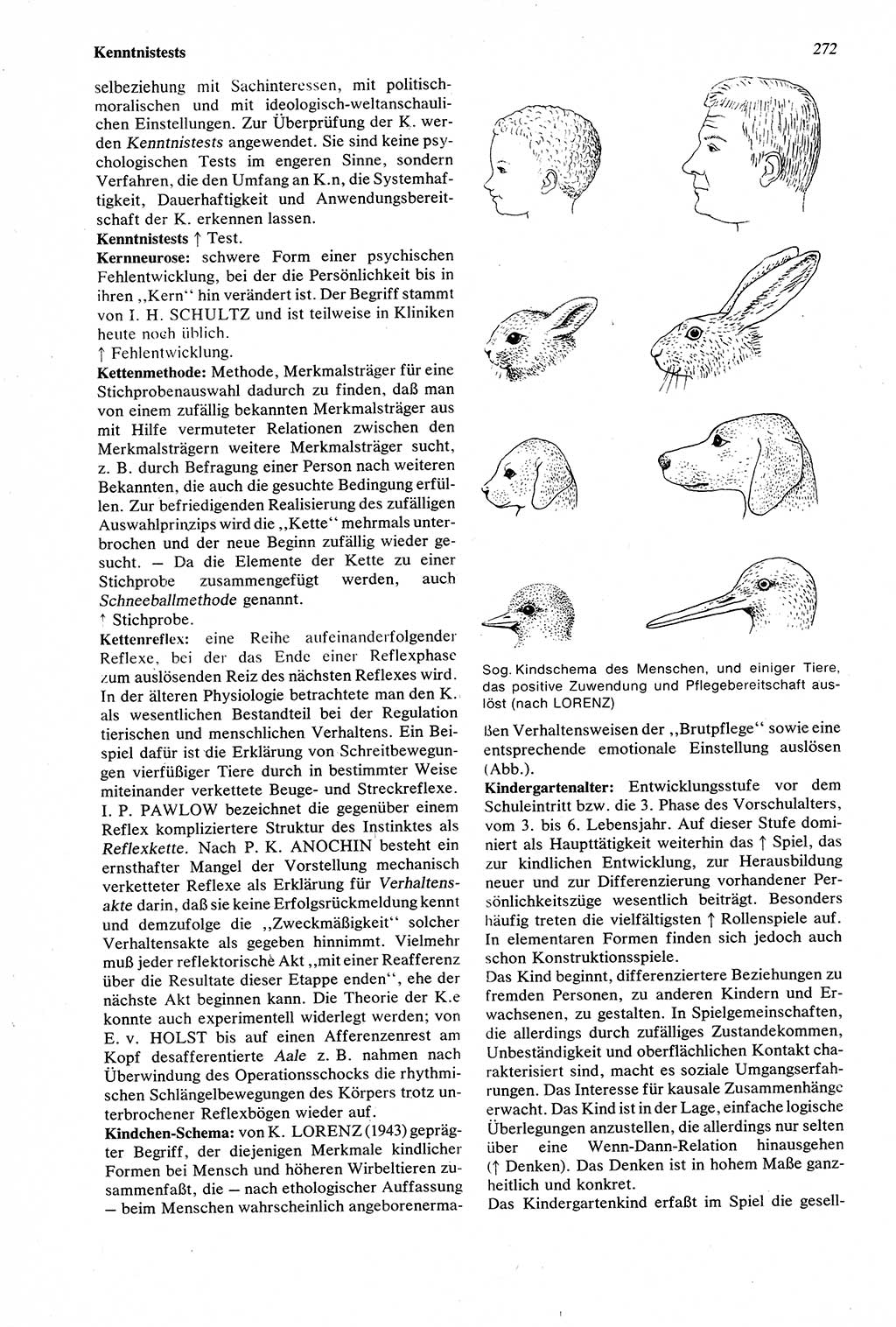 Wörterbuch der Psychologie [Deutsche Demokratische Republik (DDR)] 1976, Seite 272 (Wb. Psych. DDR 1976, S. 272)