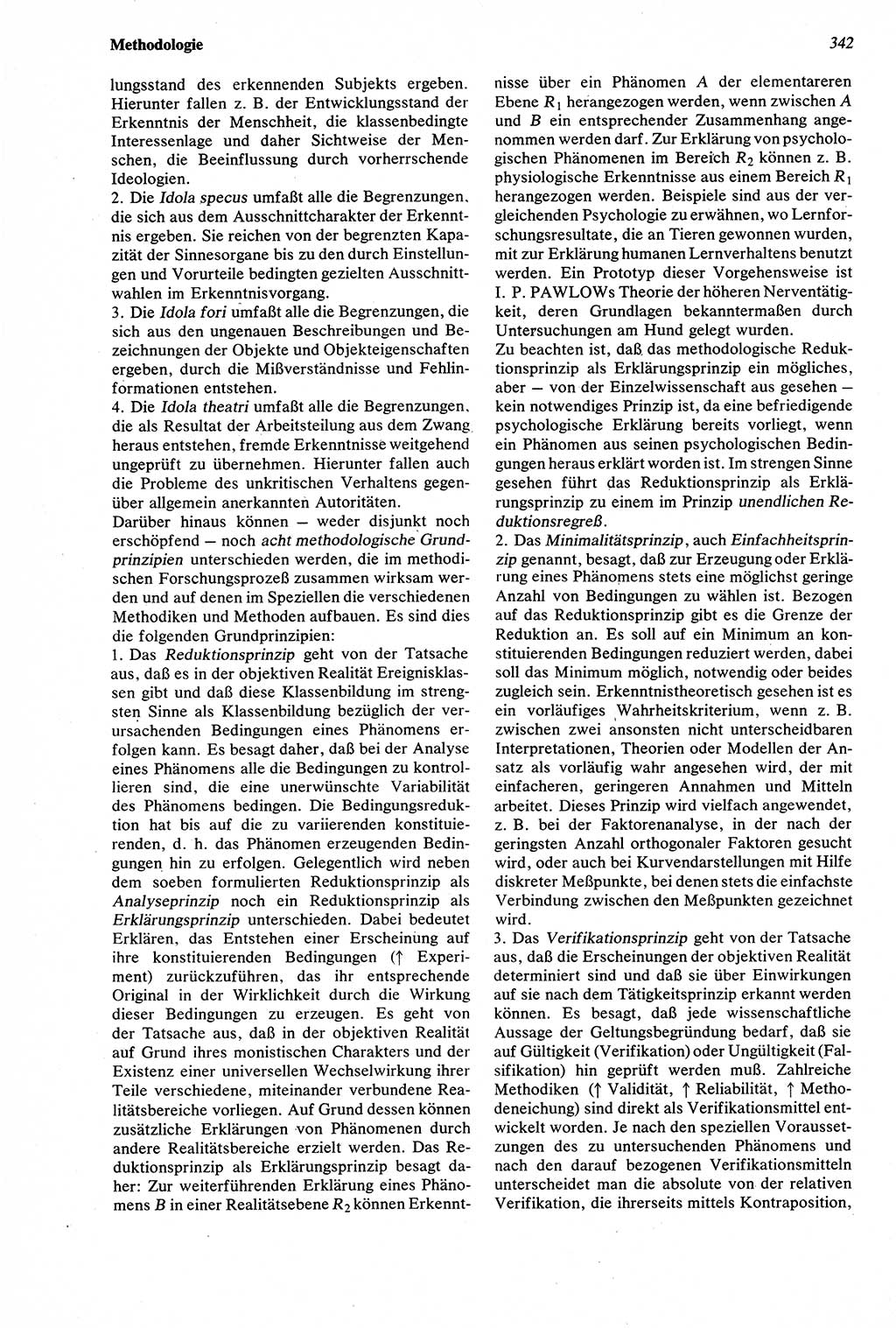 Wörterbuch der Psychologie [Deutsche Demokratische Republik (DDR)] 1976, Seite 342 (Wb. Psych. DDR 1976, S. 342)