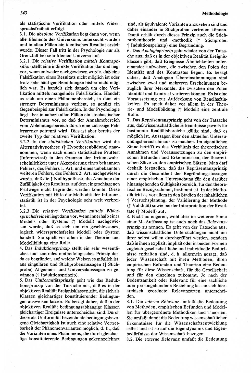Wörterbuch der Psychologie [Deutsche Demokratische Republik (DDR)] 1976, Seite 343 (Wb. Psych. DDR 1976, S. 343)