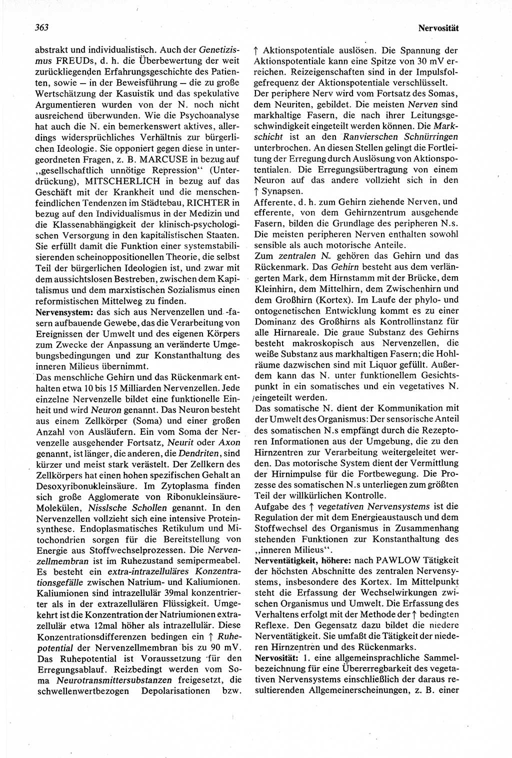 Wörterbuch der Psychologie [Deutsche Demokratische Republik (DDR)] 1976, Seite 363 (Wb. Psych. DDR 1976, S. 363)