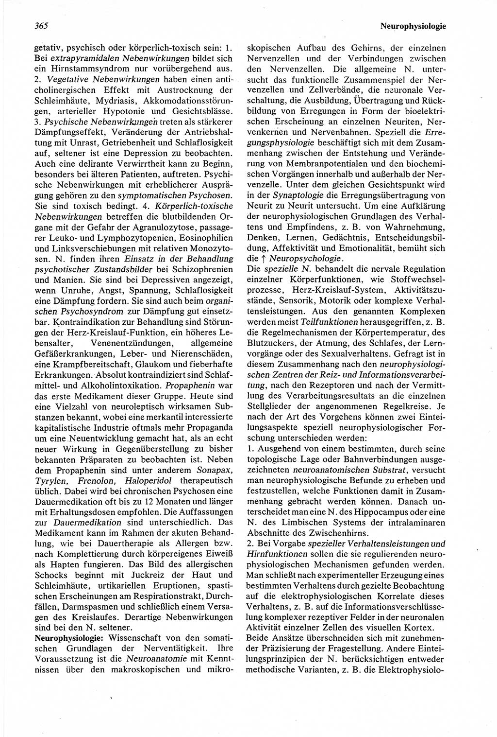Wörterbuch der Psychologie [Deutsche Demokratische Republik (DDR)] 1976, Seite 365 (Wb. Psych. DDR 1976, S. 365)
